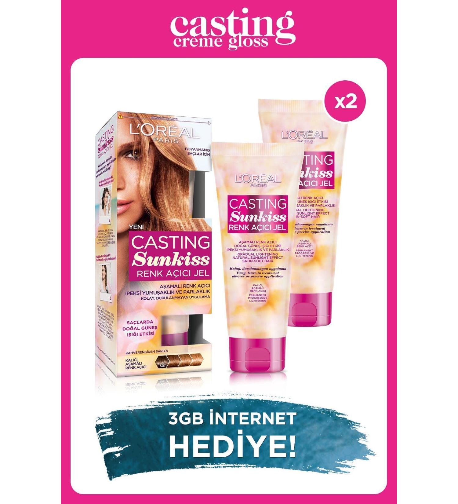 L'Oreal Paris Casting Sunkiss Lightening Gel Set of 2 36005227162971