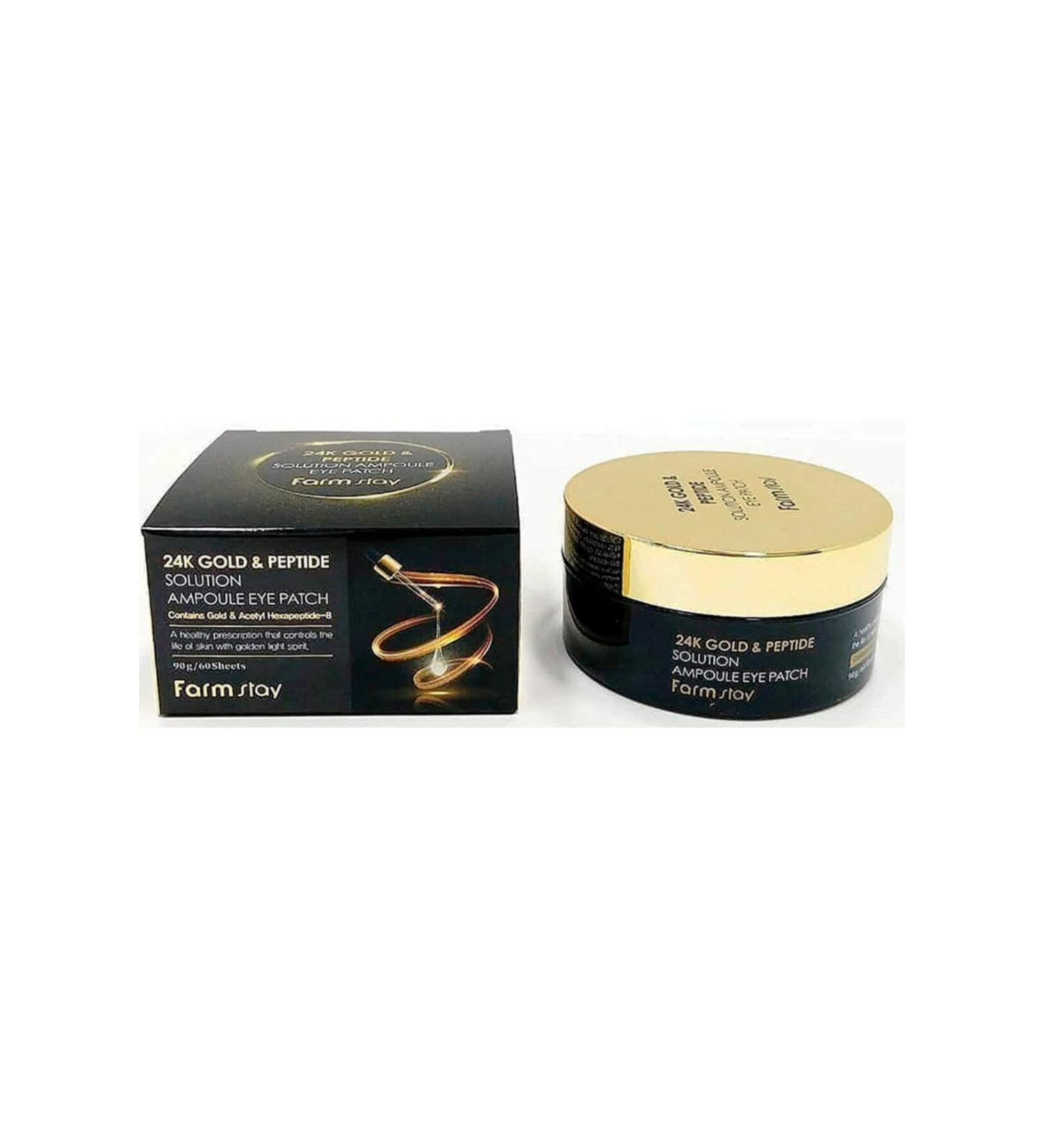 Farmstay 24k Gold and Peptide Skin and Under Eye Care Mask - Buy Online on GoSupps.com