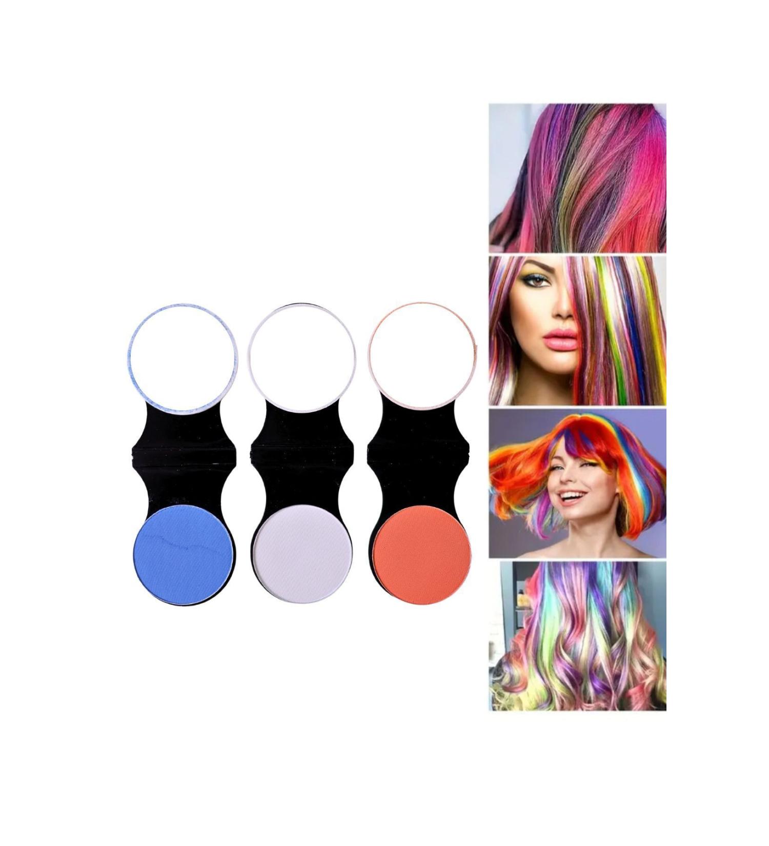 Lesvip's Coloured Hair Chalk Hair Dye Set of 3 - Buy Online on GoSupps.com
