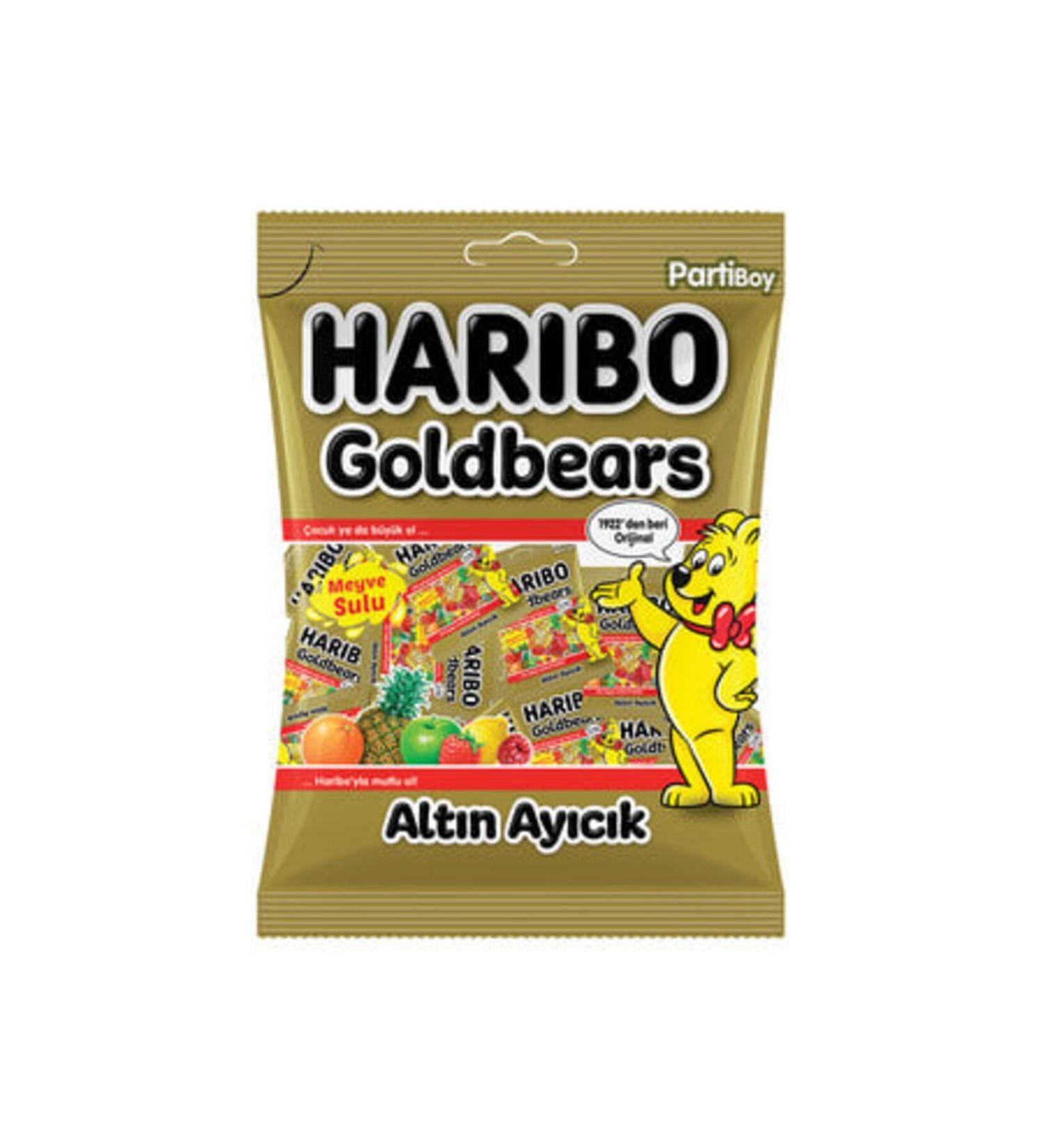 Haribo (3 PCS) Haribo Gold Bear Maxi Bag 200 Gr