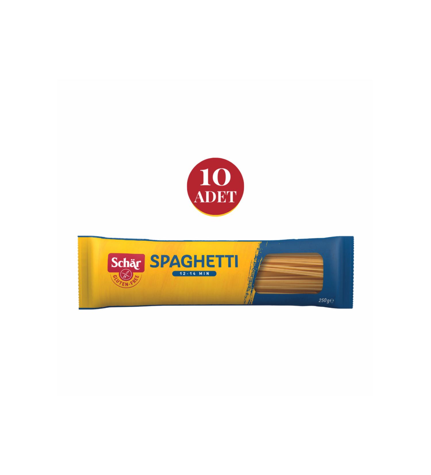 Schar Spaghetti Gluten Free Pasta 250 gr (10 PIECES) - Buy Online on GoSupps.com