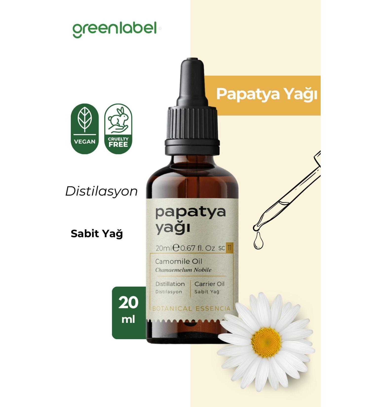 Green Label German Chamomile Oil 0 Natural And Pure 20ml - Buy Online on GoSupps.com