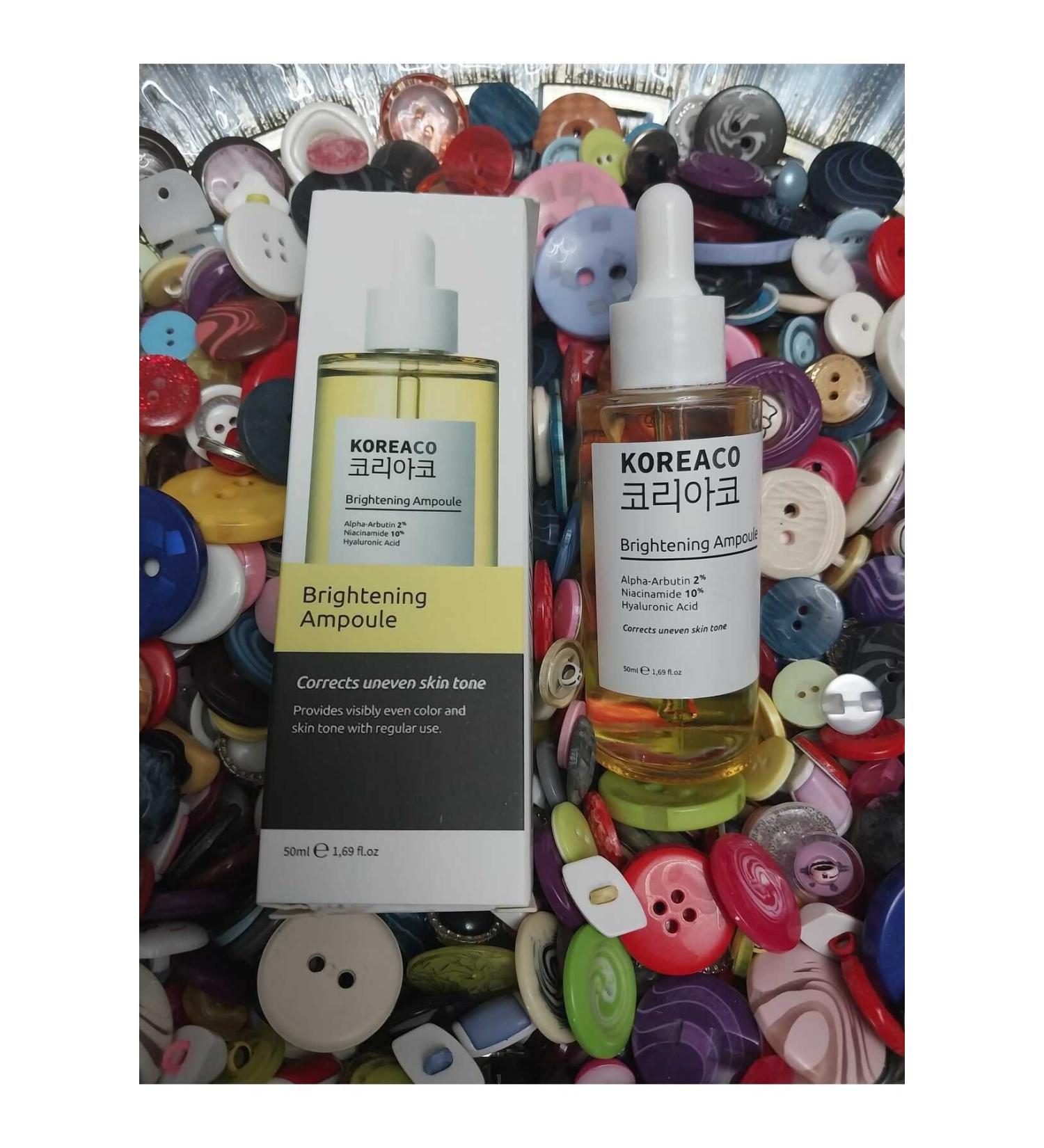 KOREACO BRIGHTENING AMPOULE ANTI-SPOT AND SKIN TONE BRIGHTENING SERUM 50ml - Buy Online on GoSupps.com