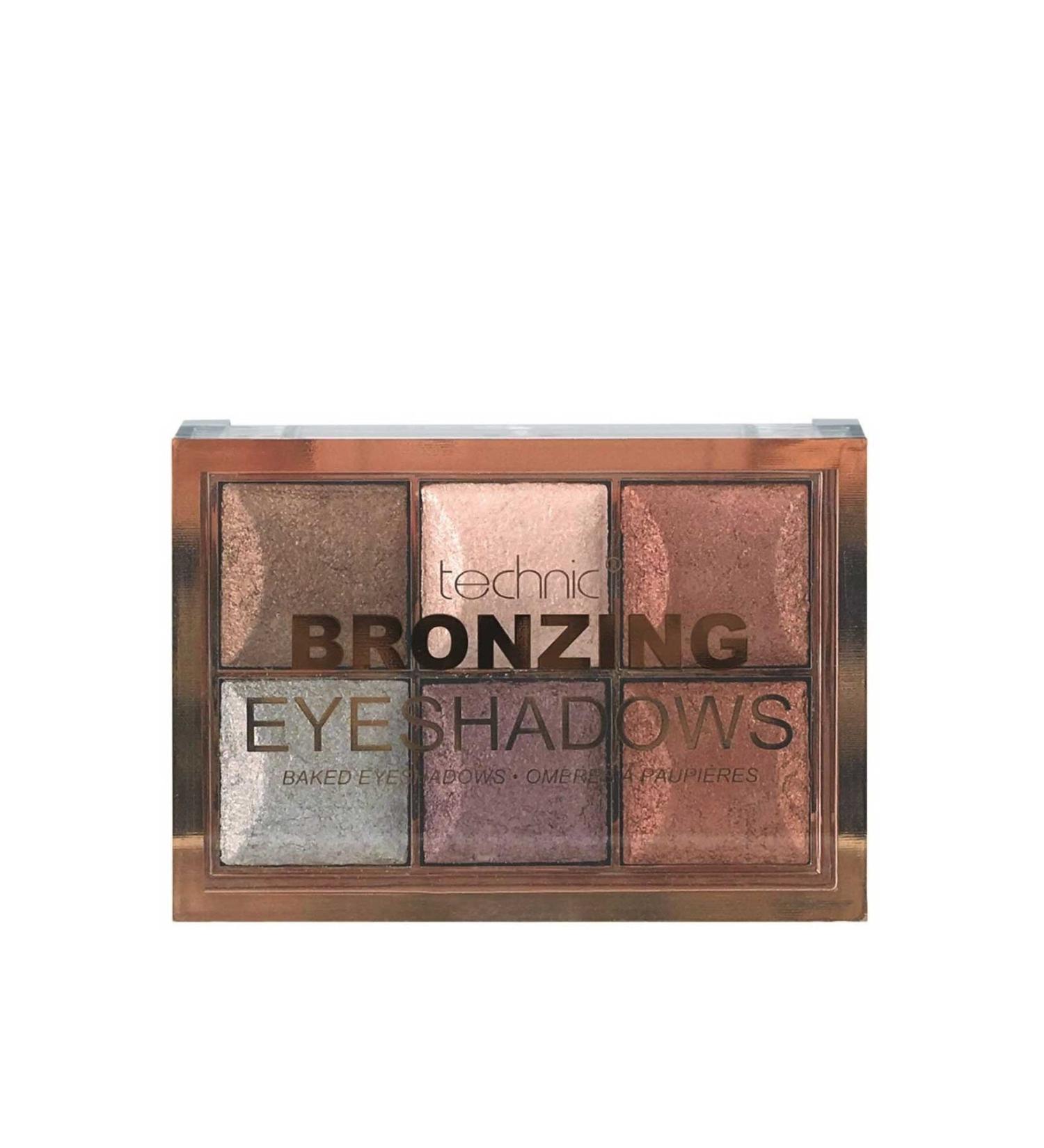Technic Baked Eyeshadow Palette - Bronze