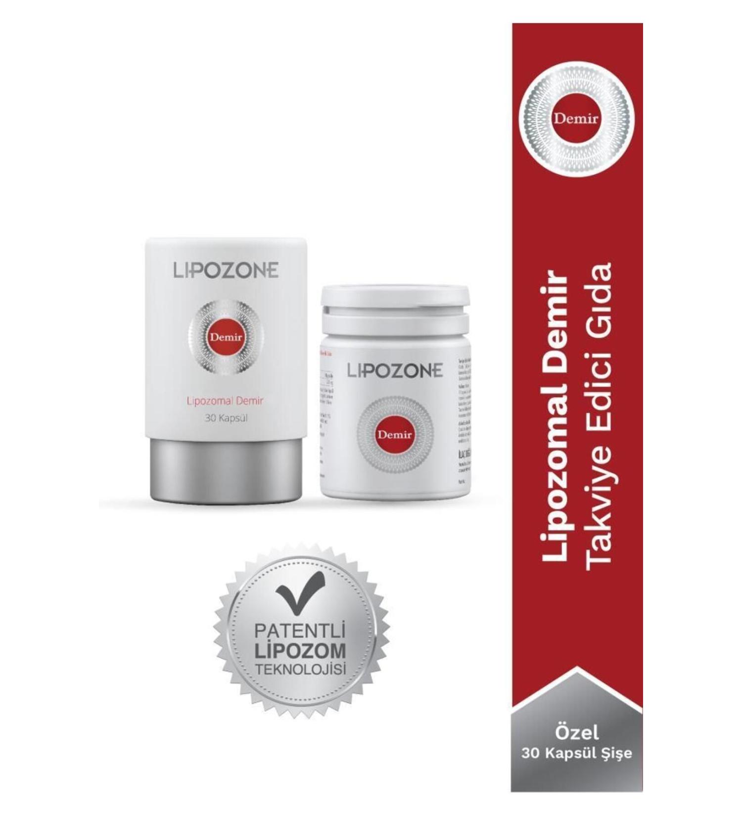 Lipozone LIPOZONE IRON 17 MG 30 CAPSULES - Buy Online on GoSupps.com