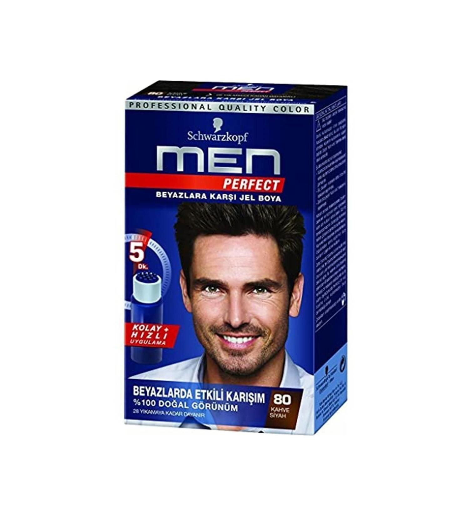 Schwarzkopf Brand: Men Perfect Hair Dye 80 - Brown Black 80 Ml Category: Hair Dye