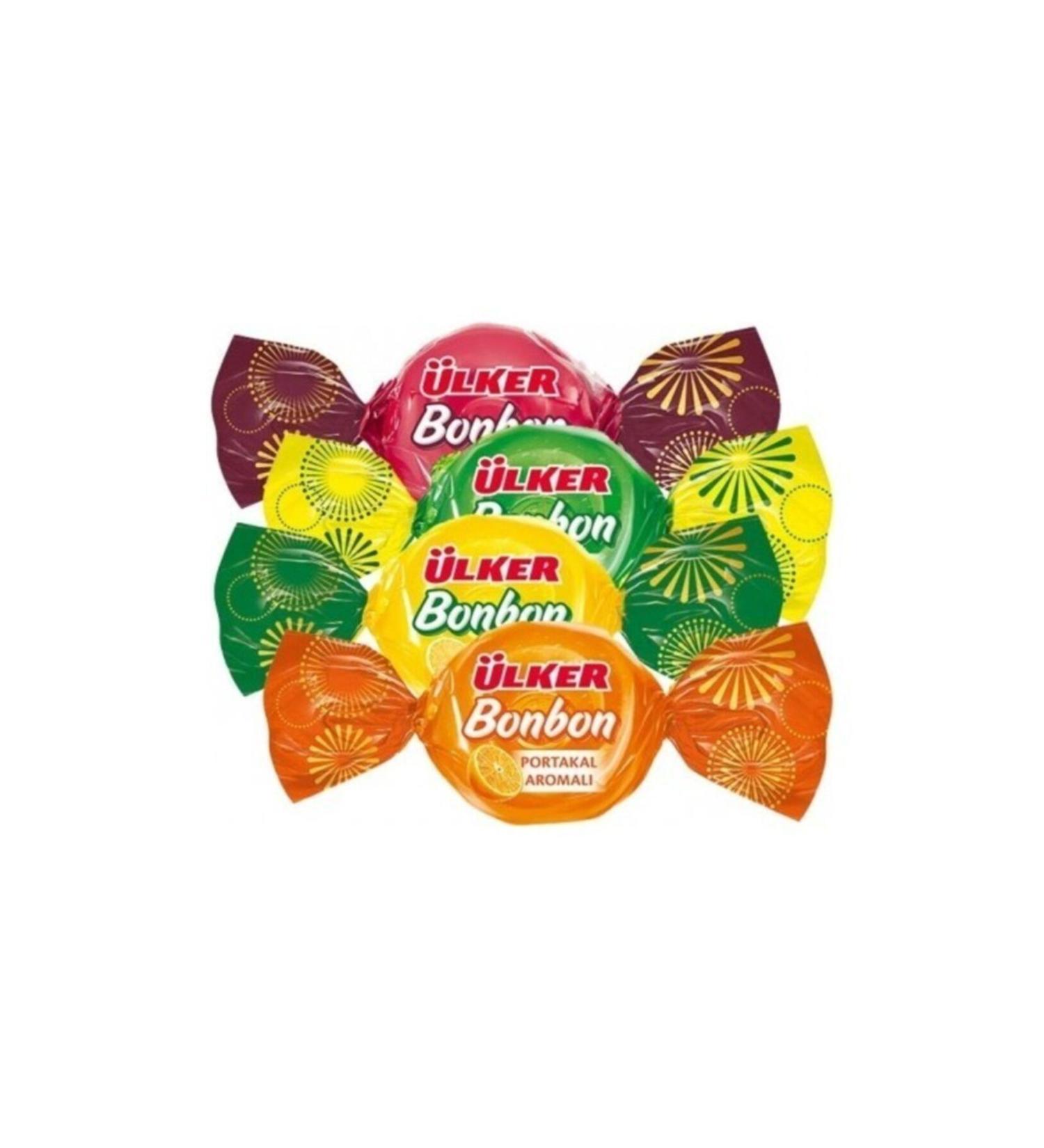 lker Bonbon Strawberry Lemon Apple and Orange Flavored Candies 1000 g