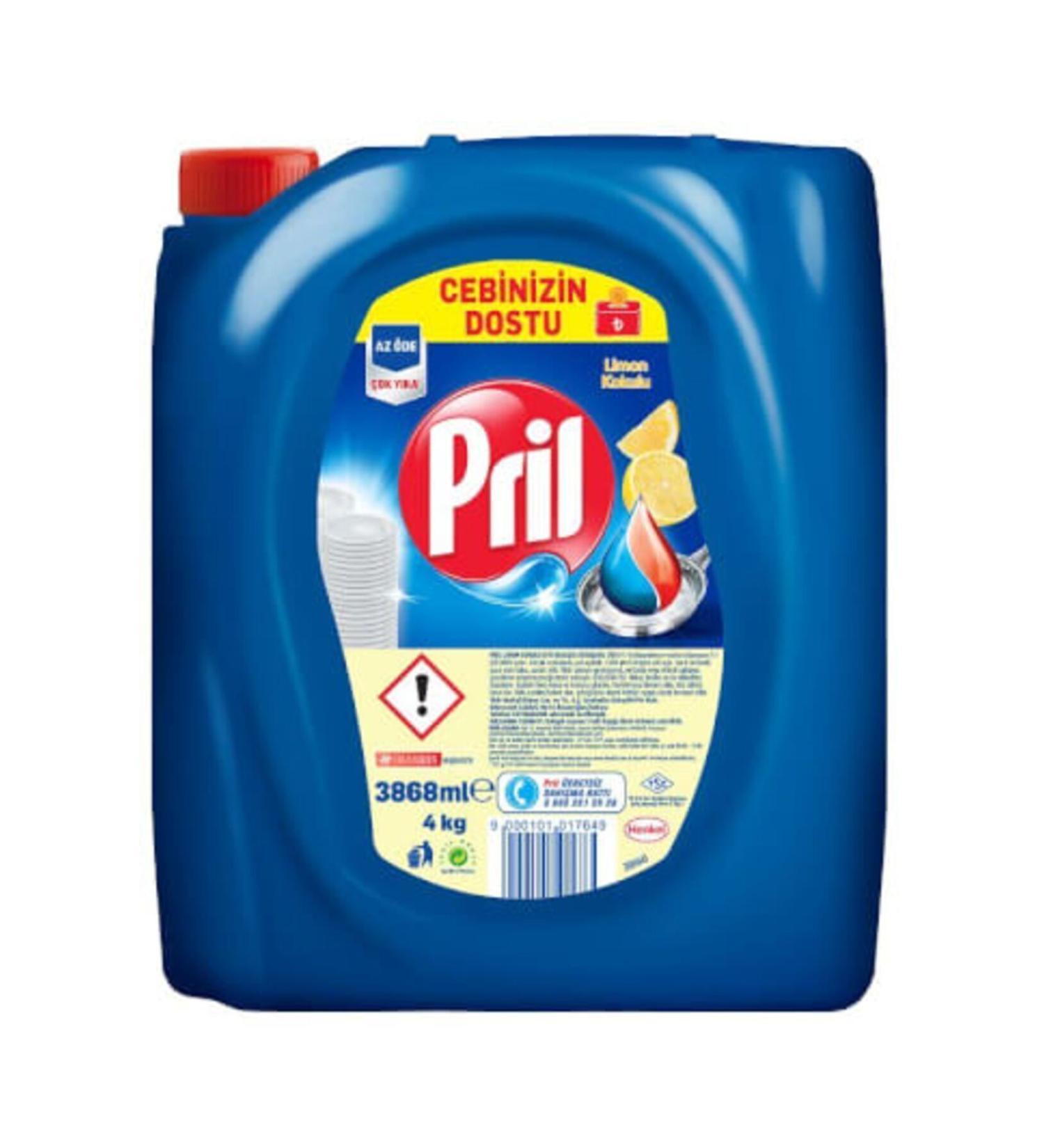 Pril ( 2 PIECES ) Pril Classic Lemon Dishwashing Liquid 4 Kg