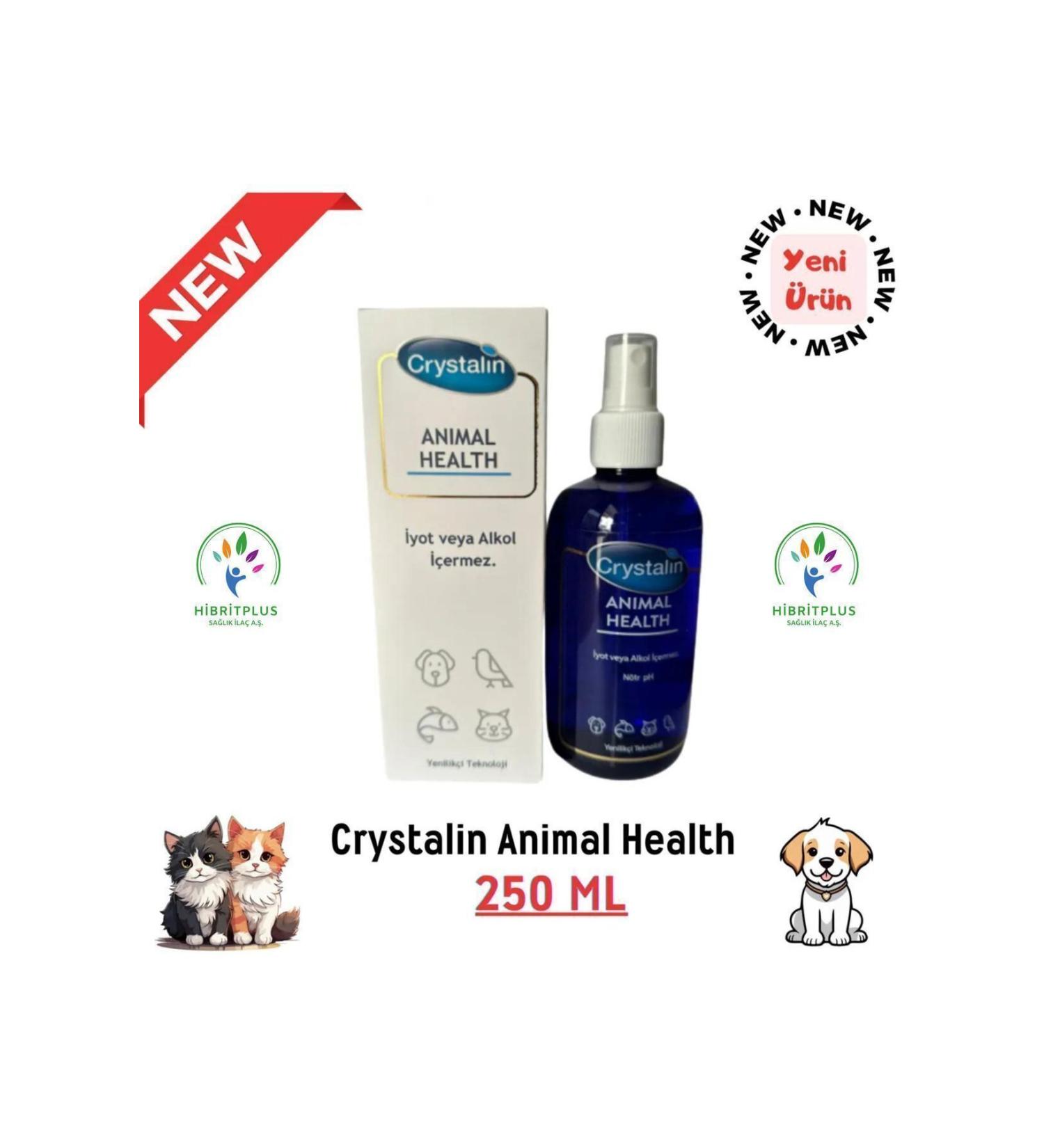 Crystalin Animal Health 250 ml Dog Eye Ear Mouth Care Solution / Expiry Date: 2026 - Buy Online on GoSupps.com