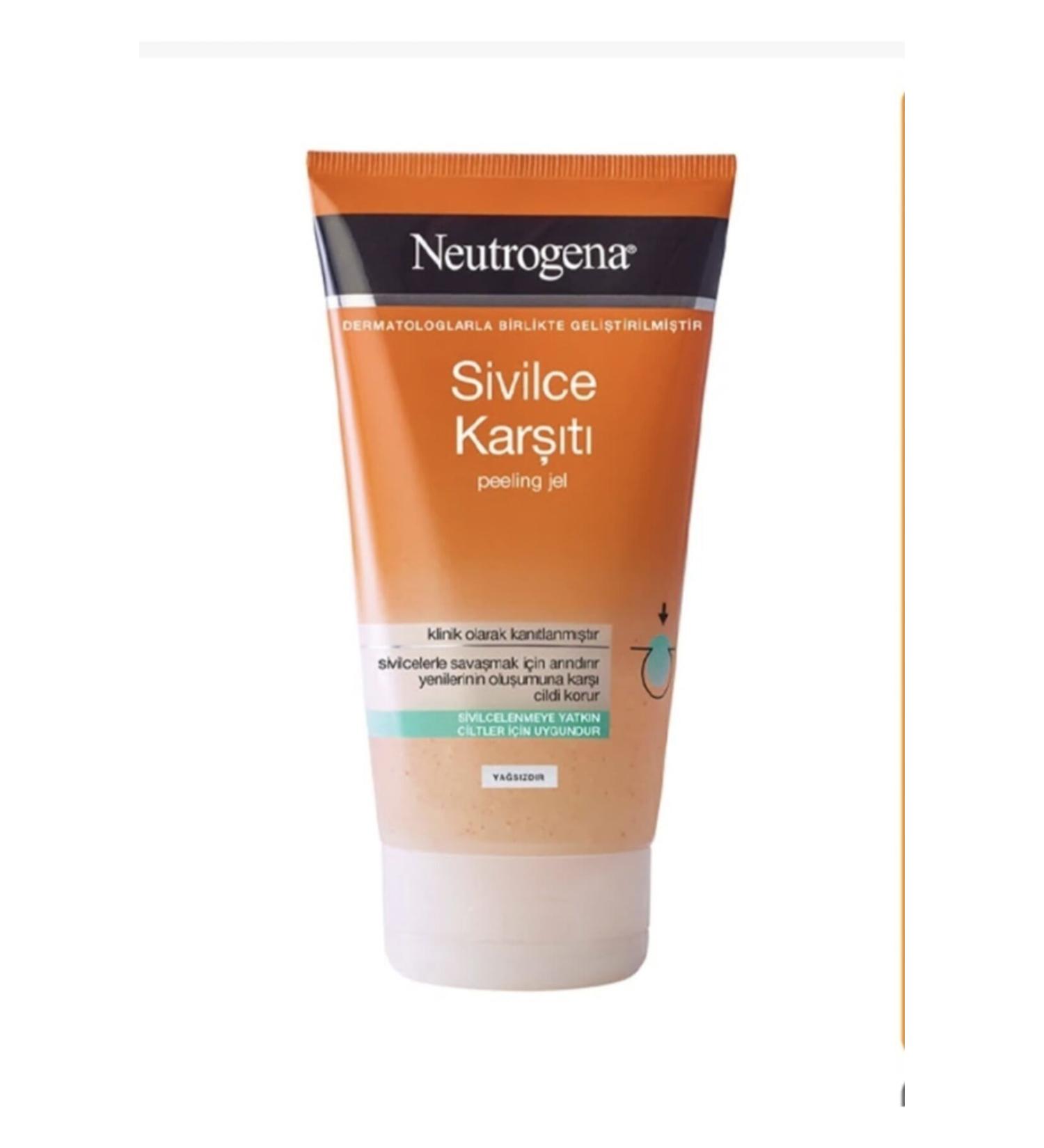 Neutrogena Anti-Acne Peeling Purifying Facial Cleansing Gel 150 Ml