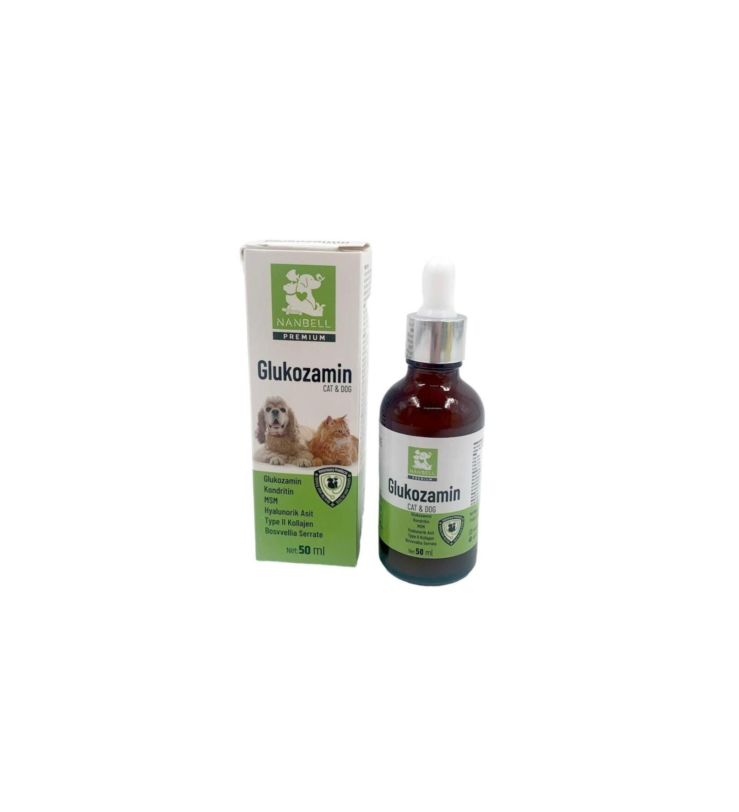 Nanbell Glucosamine with MSM and Chondritin for Cats and Dogs 50 Ml
