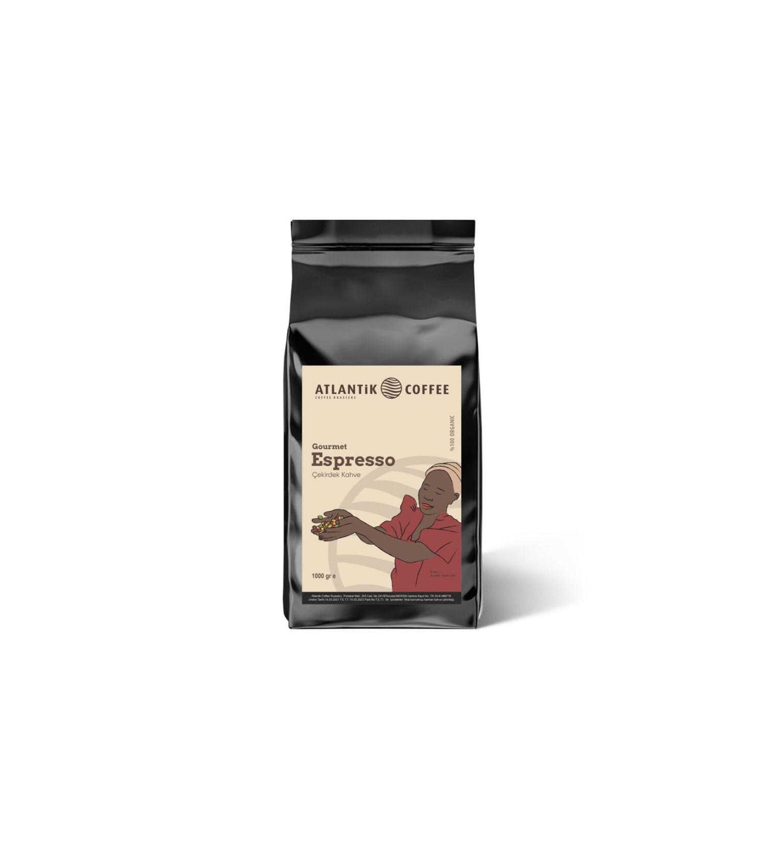 Atlantic Coffee Espresso Gourmet Bean Coffee 1000GR