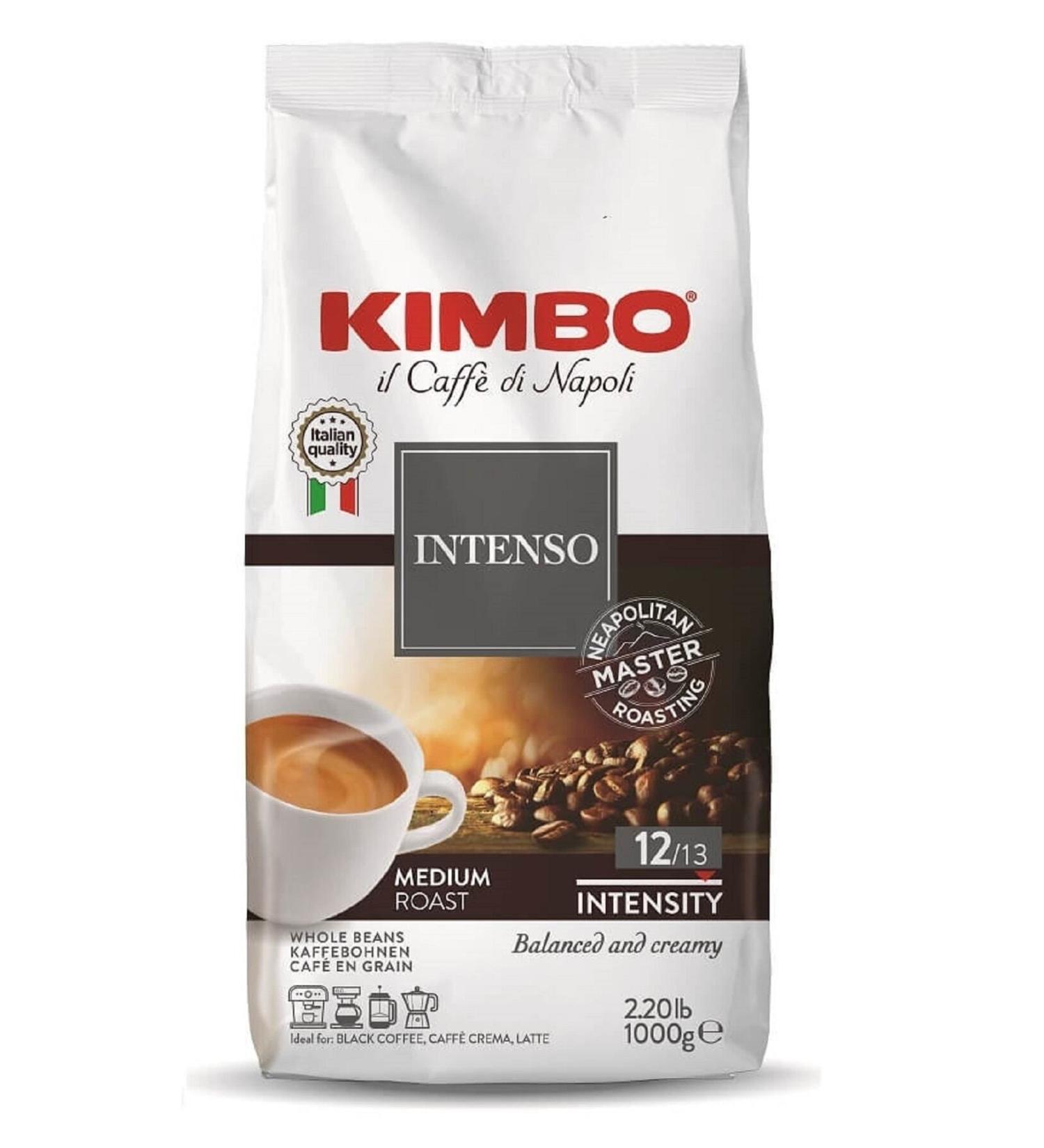 Kimbo Intenso Coffee Beans (1000 GR) - Buy Online on GoSupps.com