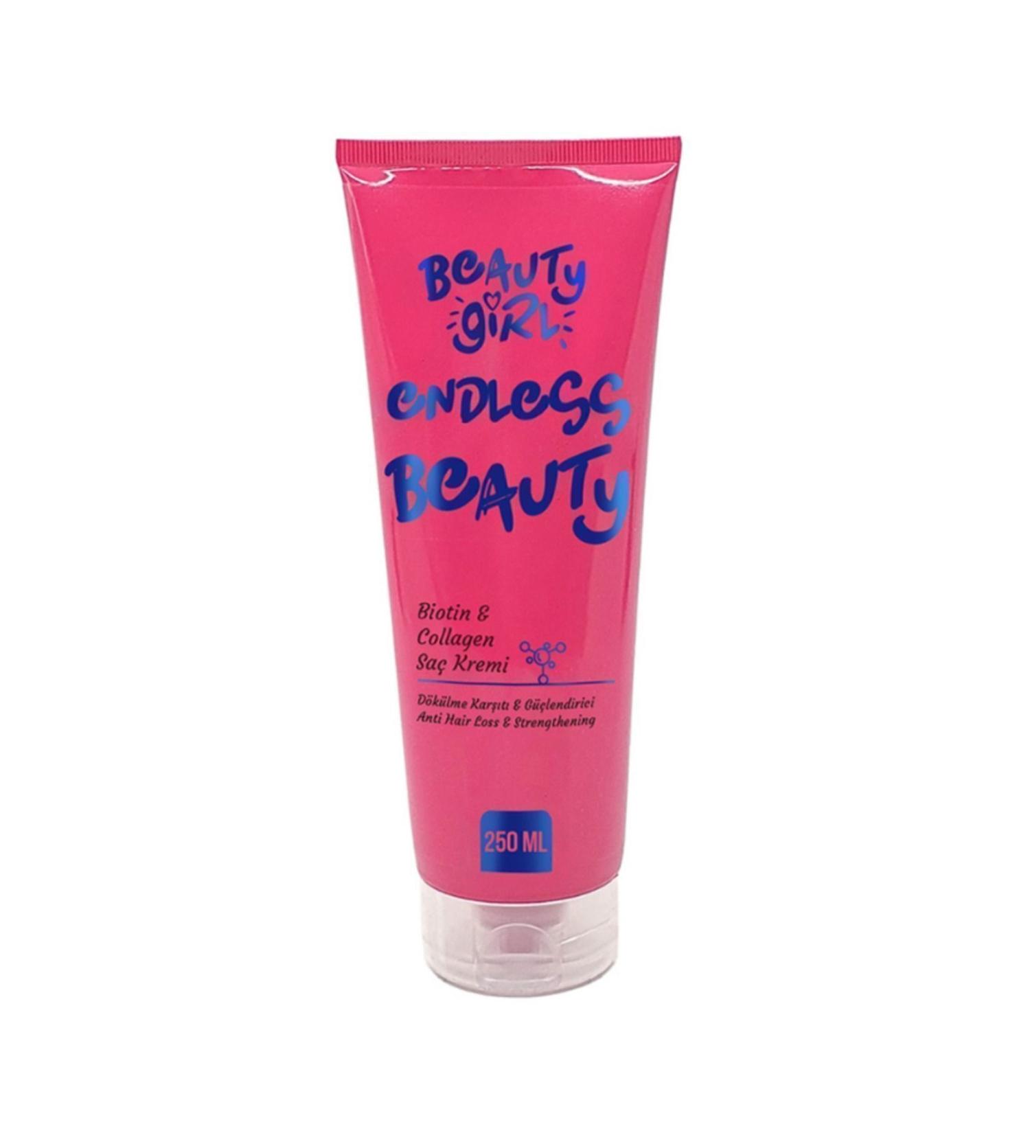 beauty girl ANTI-LOSS AND STRENGTHENING BIOTIN COLLAGEN HAIR CREAM 250ML - Buy Online on GoSupps.com