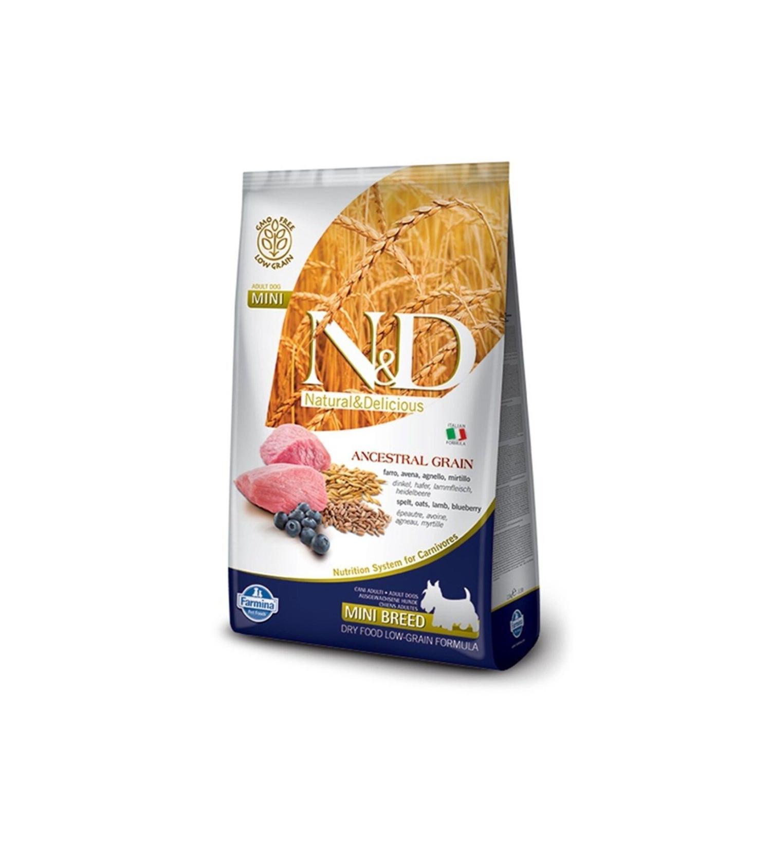 N & D Nd Low Grain Lamb Small Breed Adult Dog Food 2.5 Kg