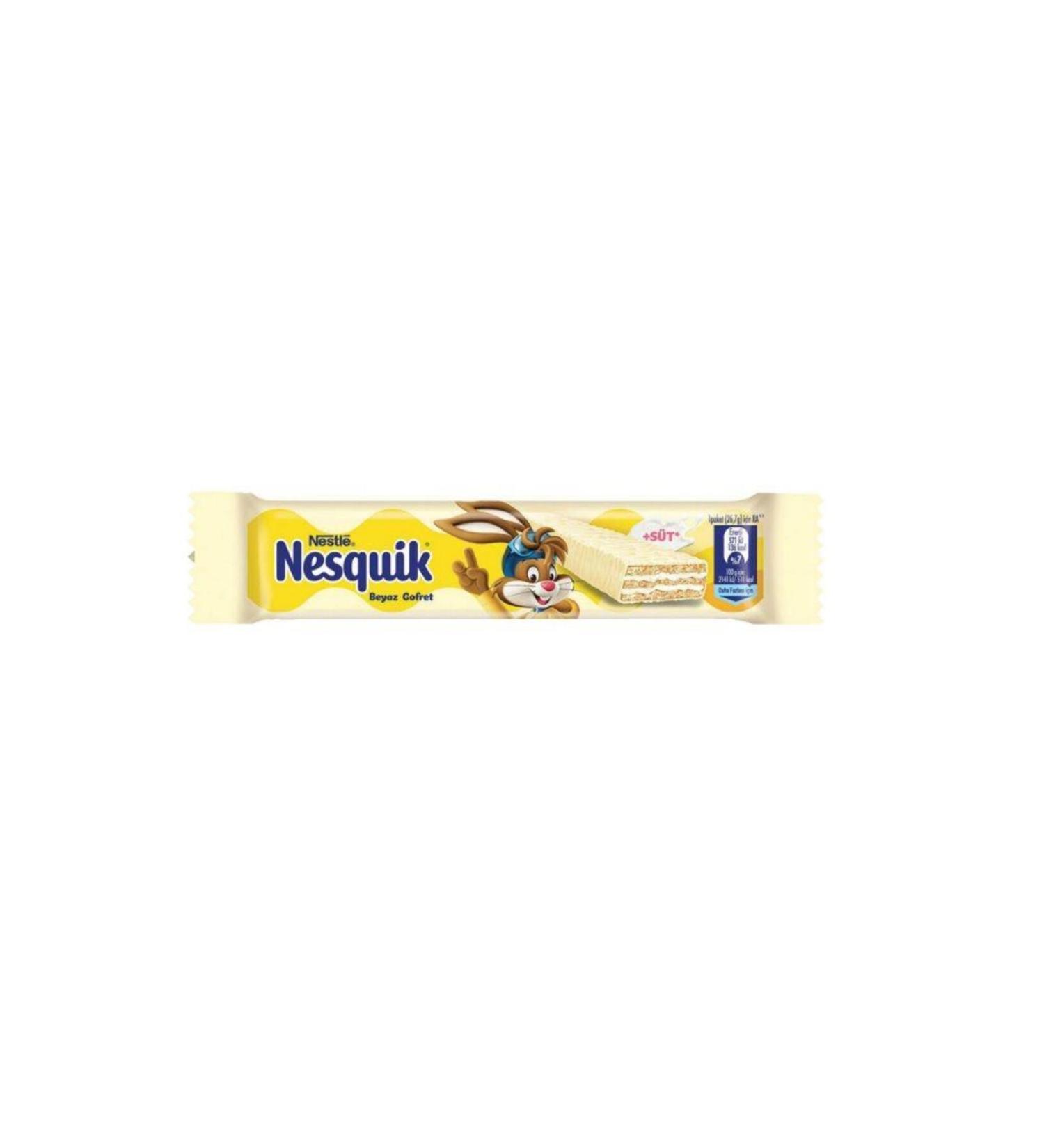 Nesquik White Wafer 26.7 Gr. (12 PIECE)