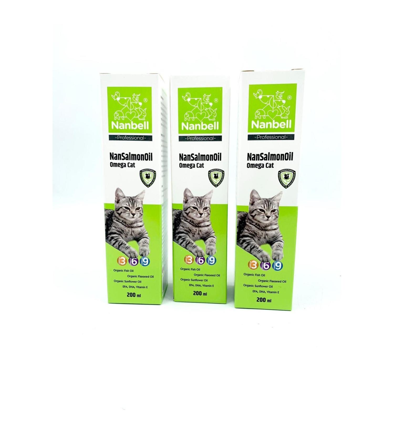 Nanbell 3 boxes NanSalmonOil Omega 3-6-9 200ml