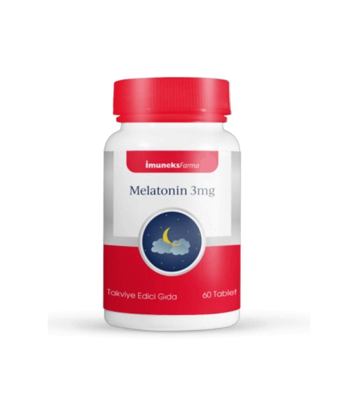 Imuneks Farma Melatonin 3 Mg 60 Tablets