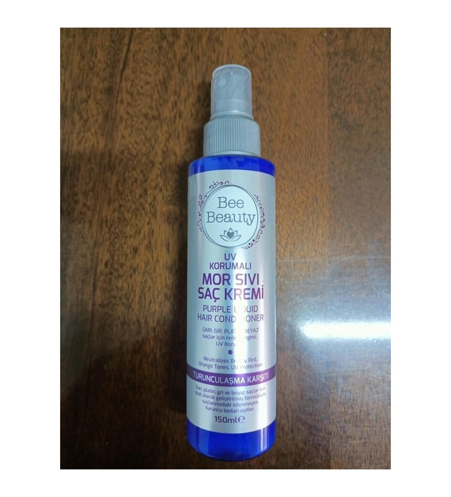 Bee Beauty UV Protected Purple Liquid Conditioner Anti-Orange 150 ml