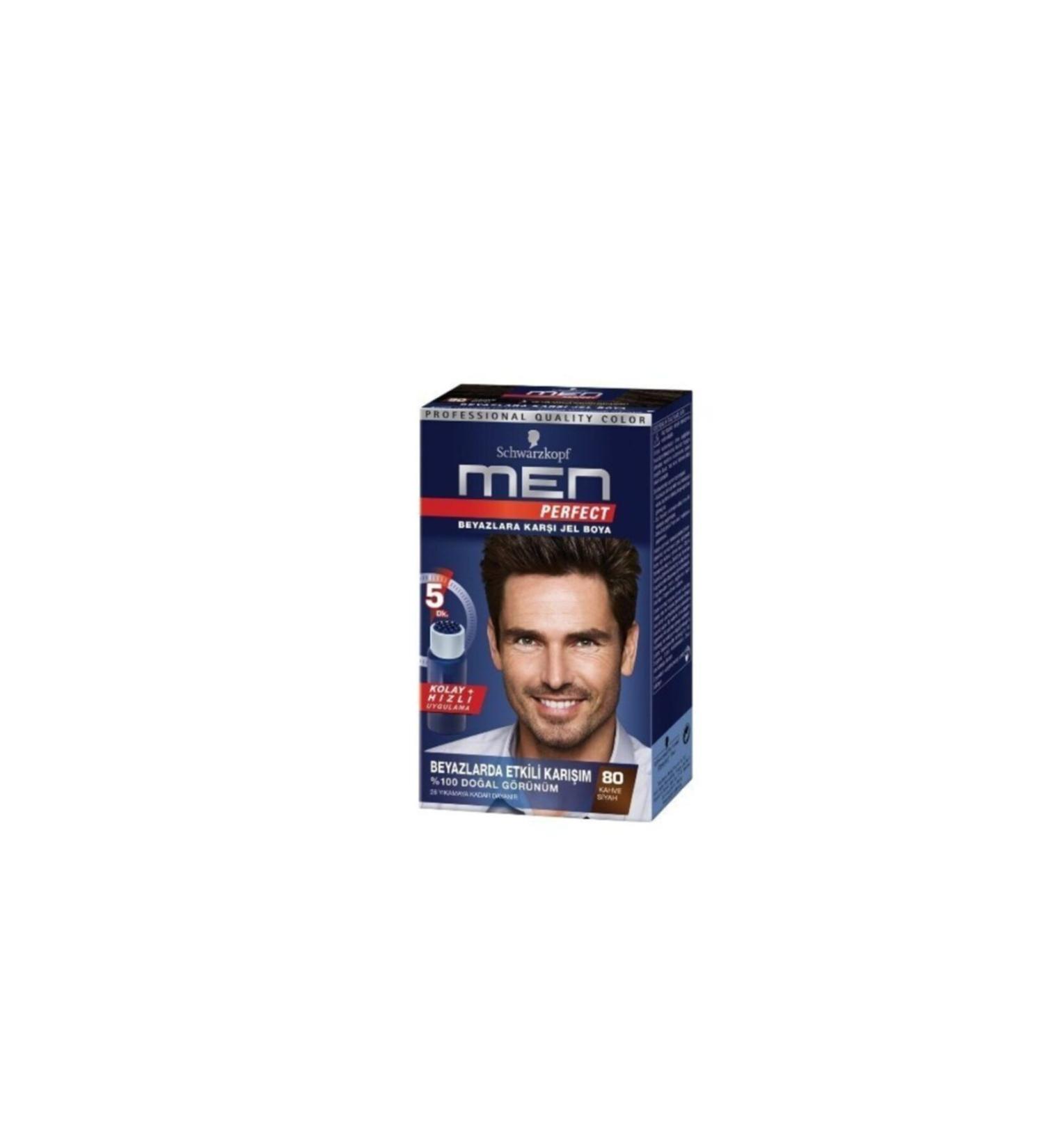 Schwarzkopf Men Perfect 80 Black Brown Dye
