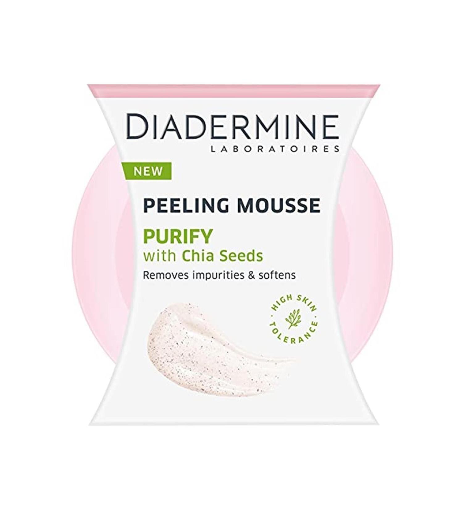 Diadermine Brand: Peeling Mousse-purify With Chia Seeds 1 Pack (1 X 50 Ml) Category: Body Peelin - Buy Online on GoSupps.com