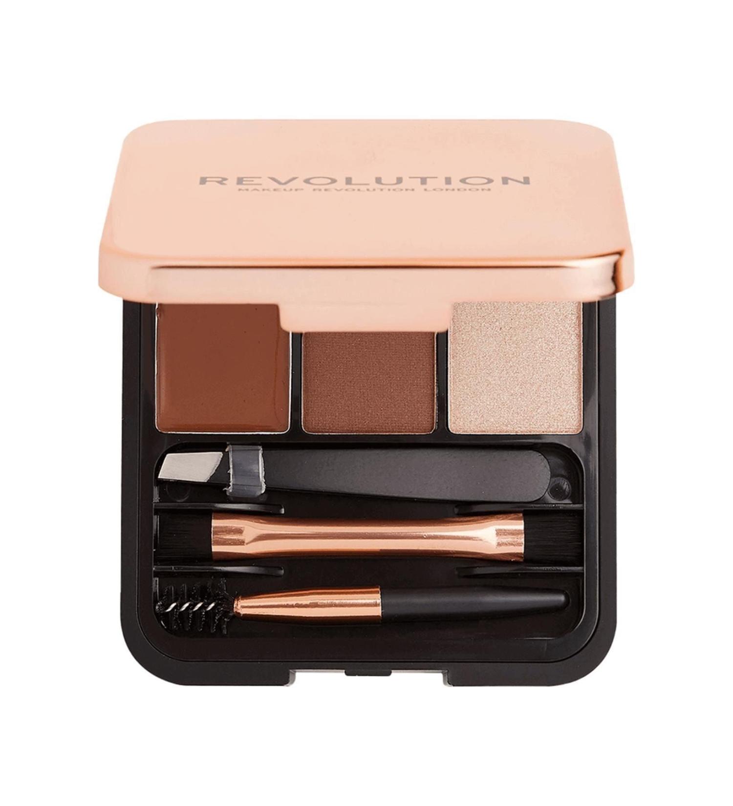 Revolution Brand: Brow Sculpt Kit Medium Category: Eyeliner - Buy Online on GoSupps.com