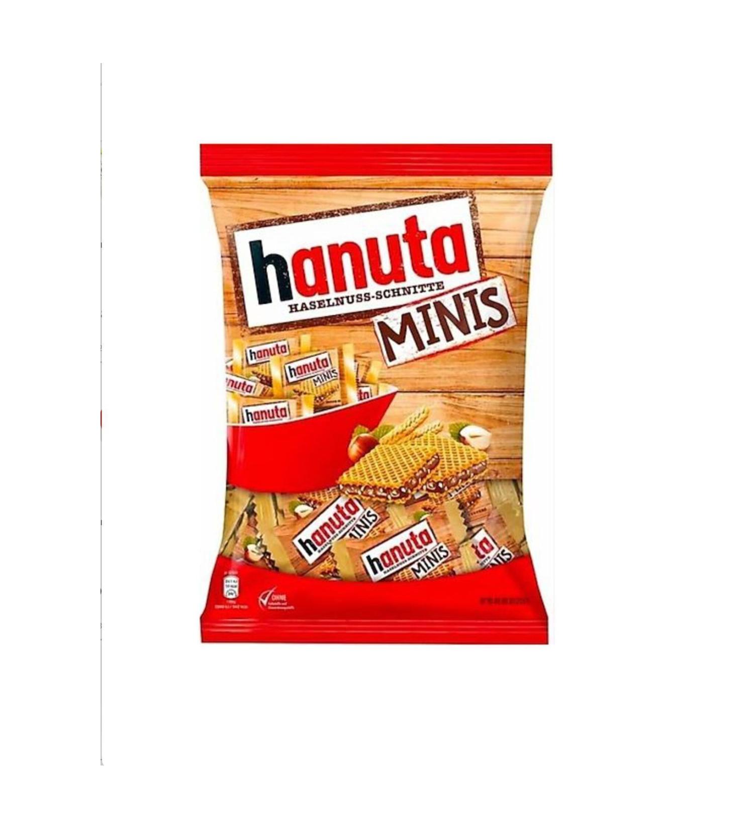 Ferrero Hanuta Mini Hazelnut Wafers 200 Gr