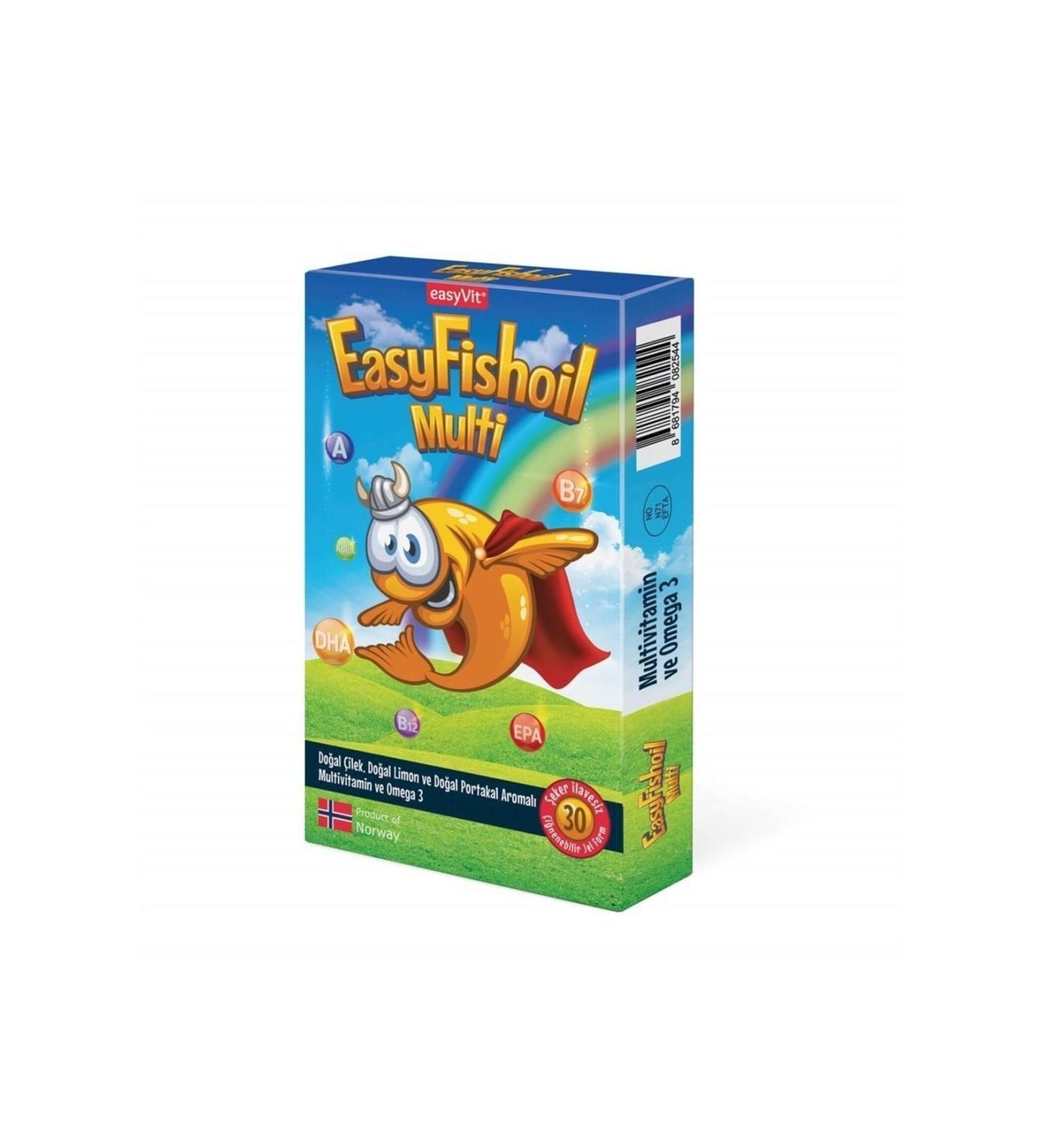 EASYVIT Easyfishoil Multi 30 Chewable Gel