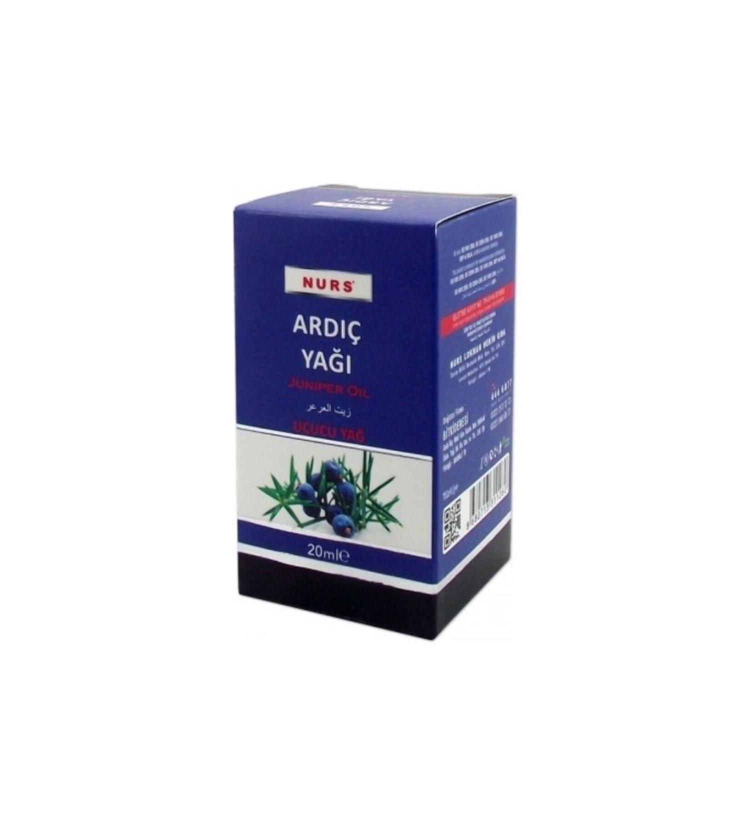 Lokman Juniper Oil 20 Ml Pure Product and Cold Pressed