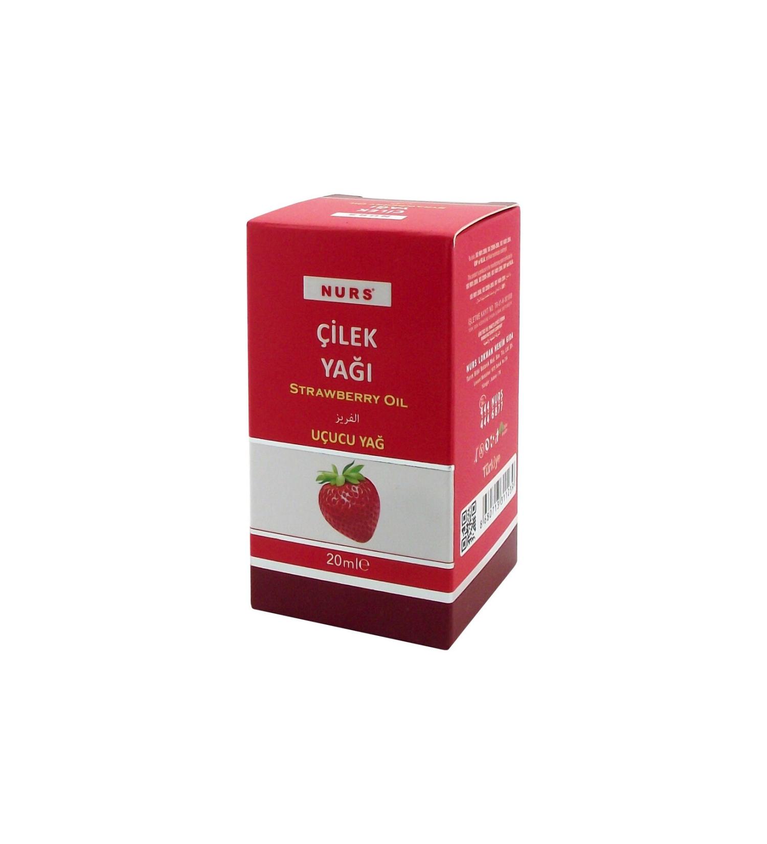 Lokman Strawberry Oil 20 Ml. (Pure Cold Pressed)