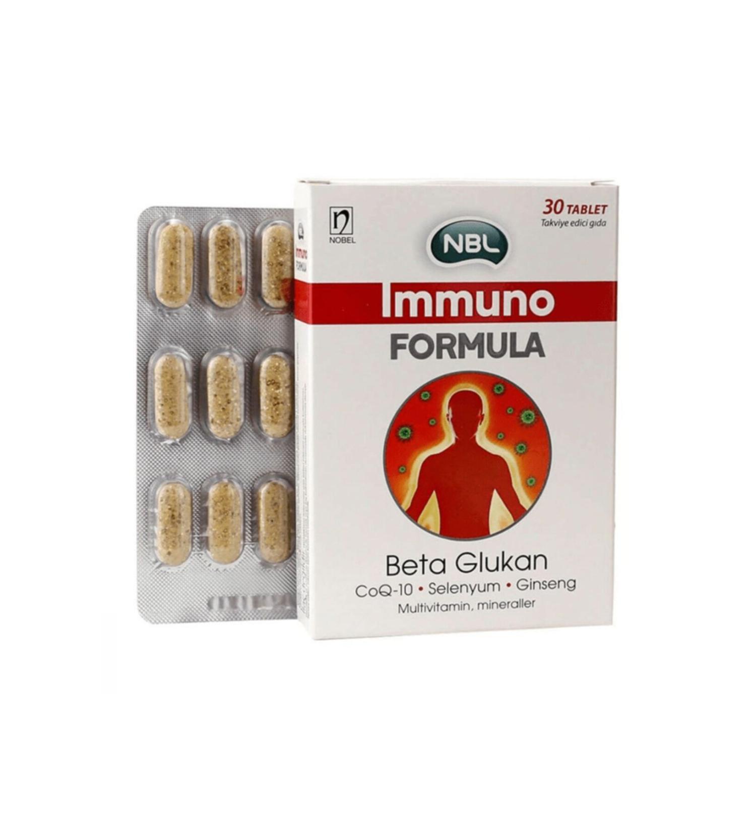 NBL Immuno Formula Selenium + Beta Glucan 30 Tablets