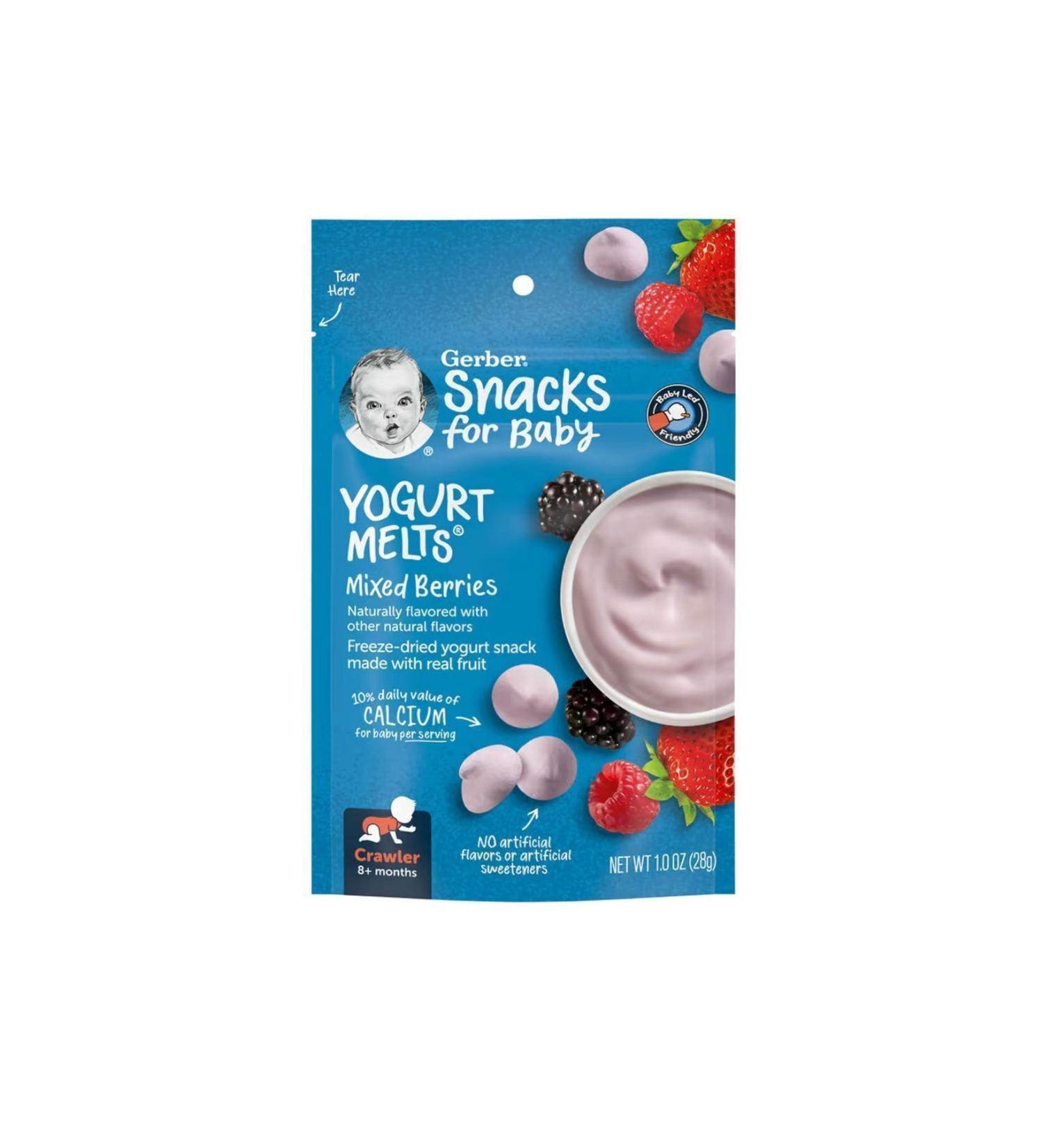 Gerber Yogurt Melts Mixed Berries Snack 28 Gr.