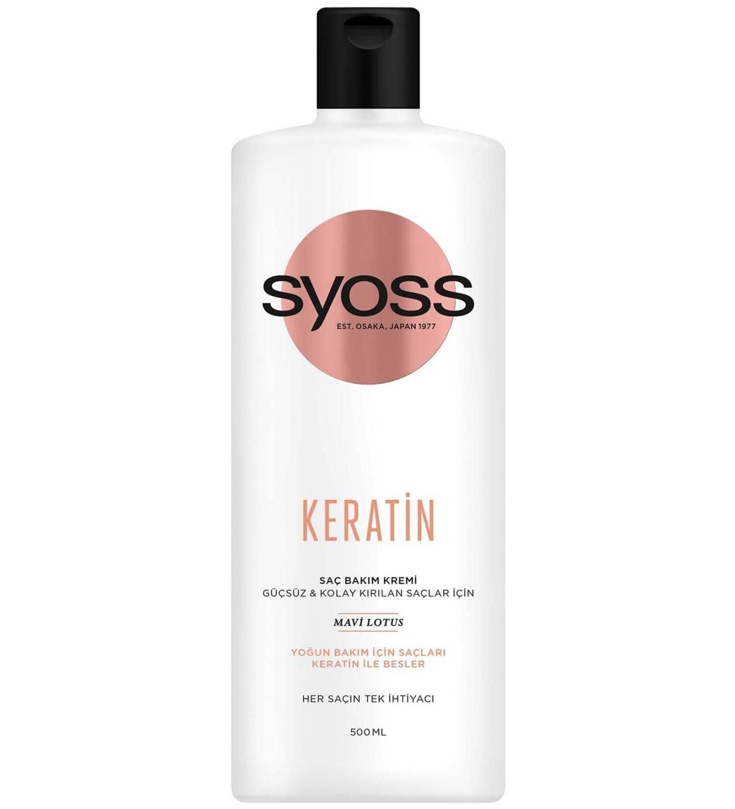 Syoss Brand: Hair Conditioner Keratin 500 Ml Category: Hair Conditioner