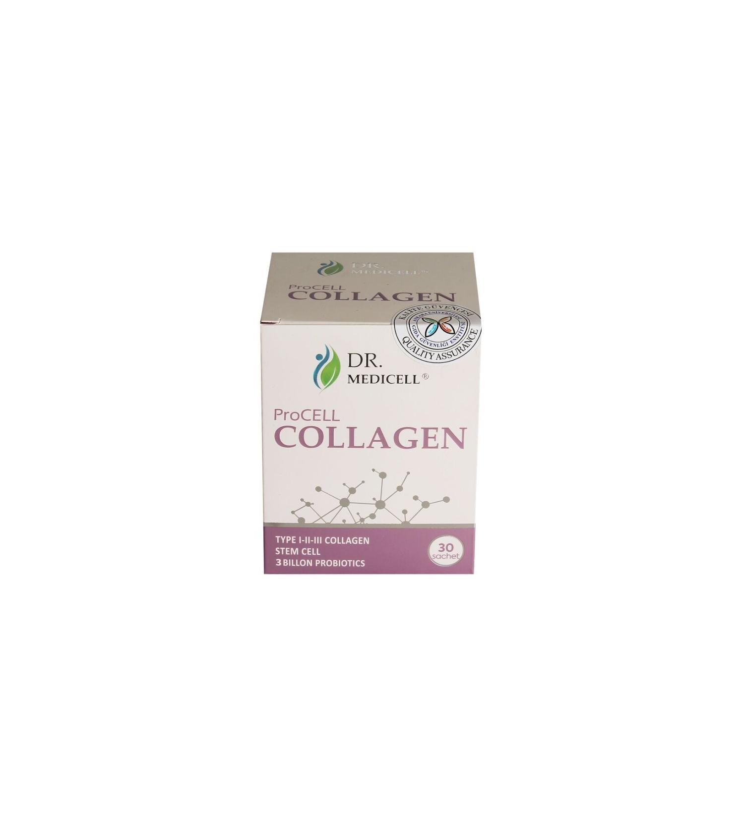 DR.MEDICELL PROCELL Collagen - 0 Natural Type 1 Type 2 Type 3 Collagen (30 Days) - Buy Online on GoSupps.com