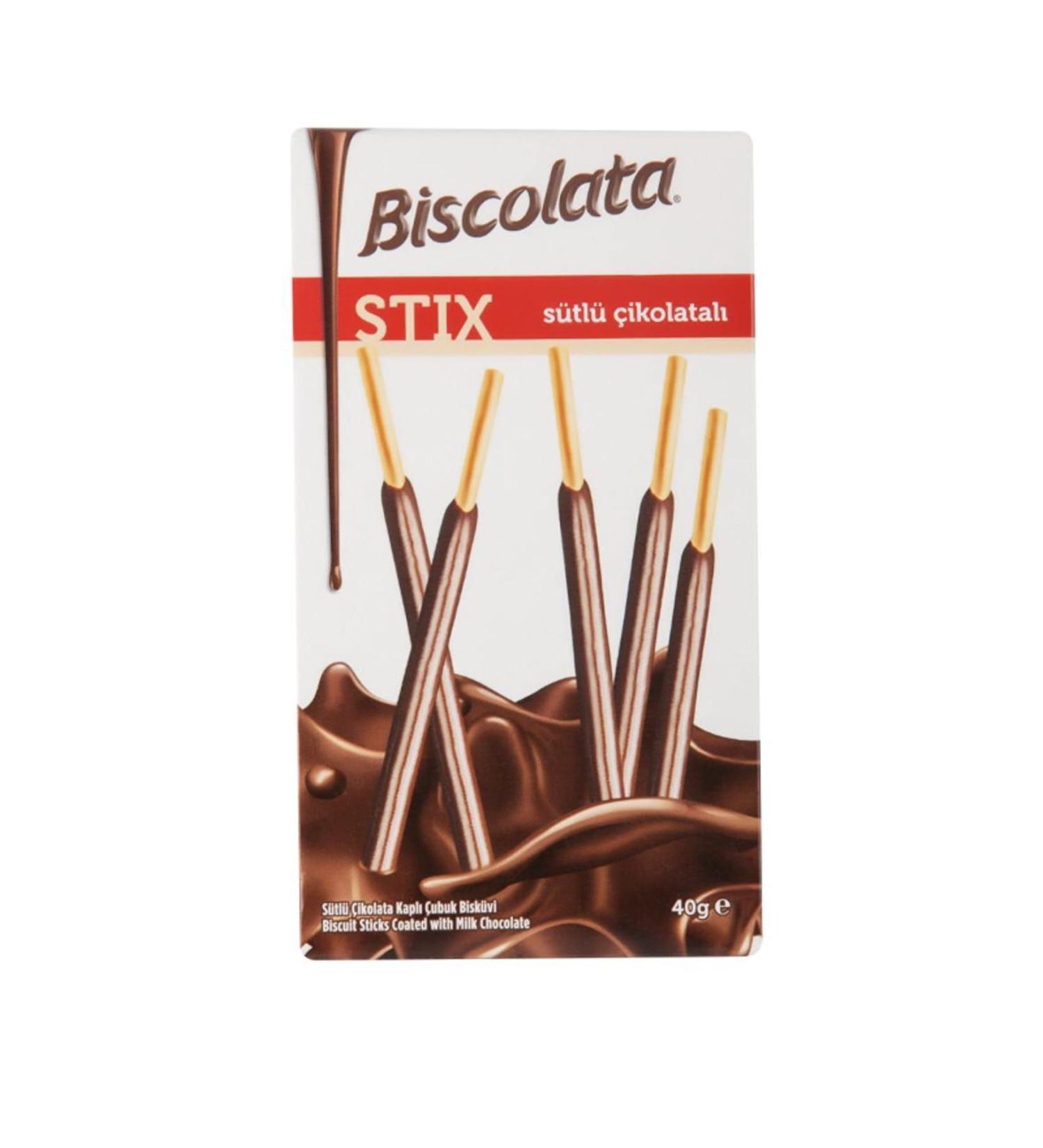 len Biscolata Stix Plain 40 Gr (16 Pieces)