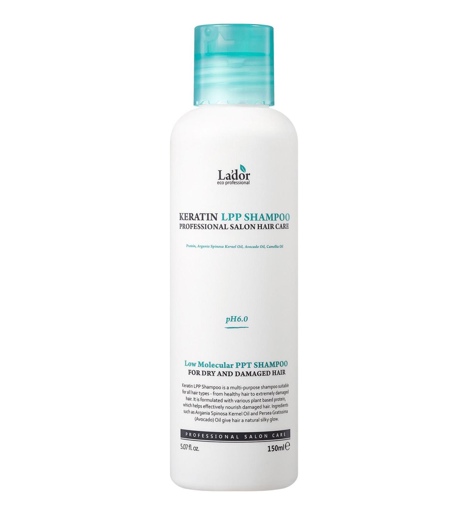 Lador Professional Care Shampoo for Dry and Damaged Hair Lpp Keratin Shampoo 150ml - Buy Online on GoSupps.com
