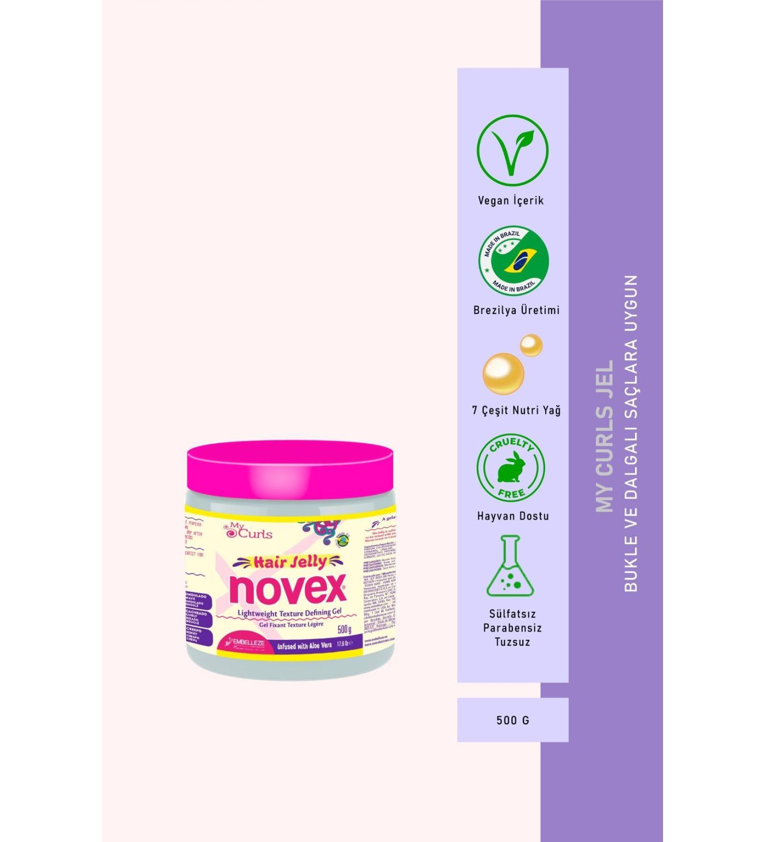 NOVEX My Curls - Curl Defining and Fixing Gel 500ml