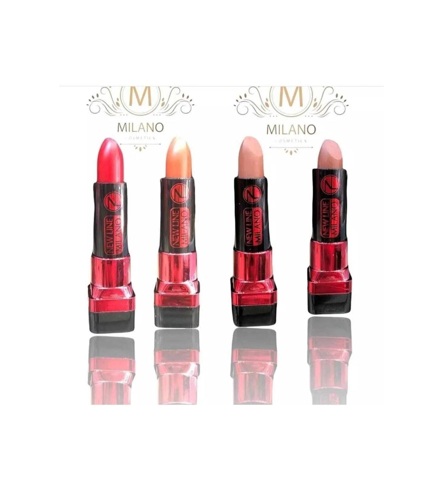 New Line Milano Lipstick 4 Pieces
