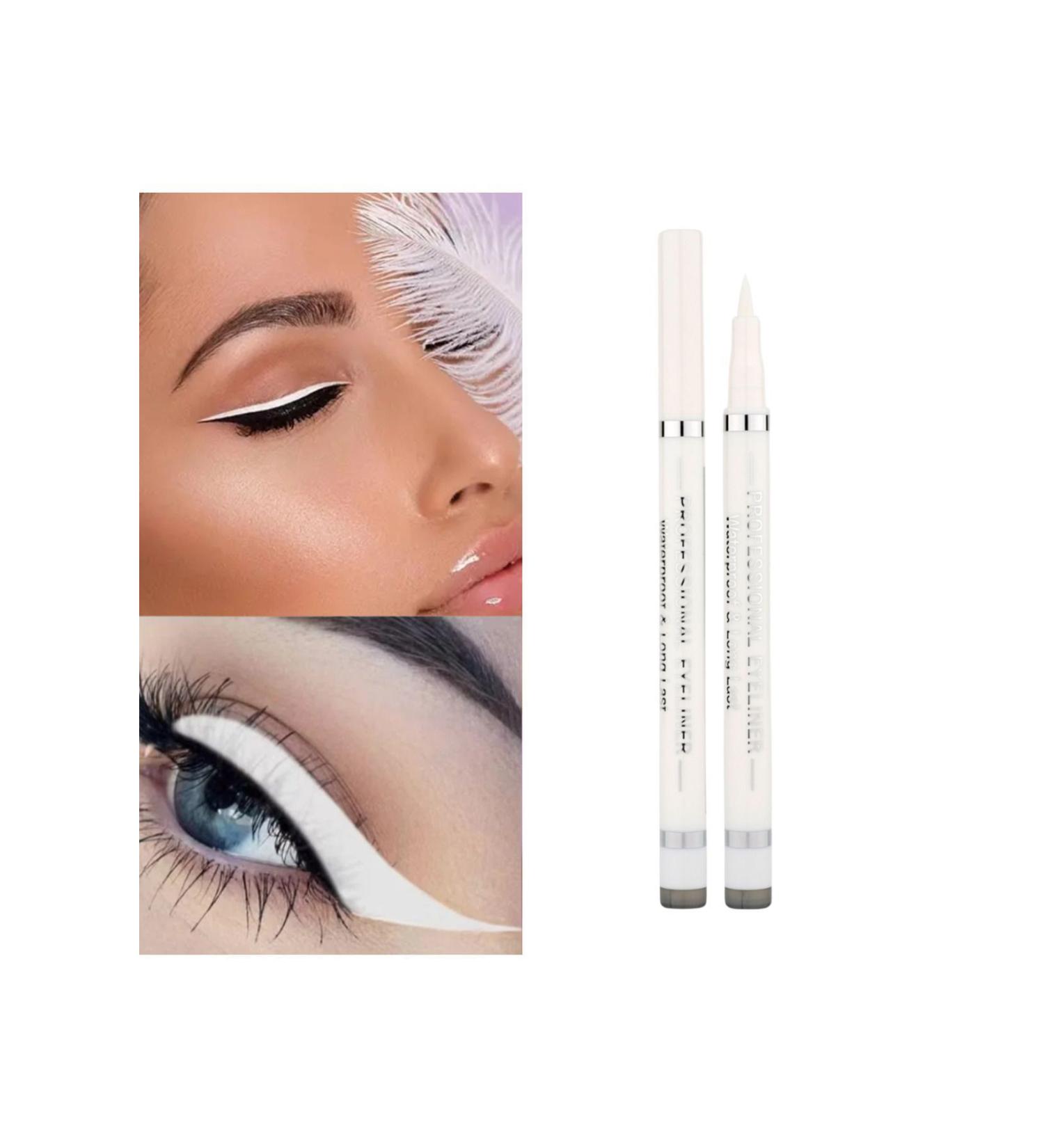 Lesvip's Intensely pigmented felt tip white matte pencil eyeliner - Buy Online on GoSupps.com
