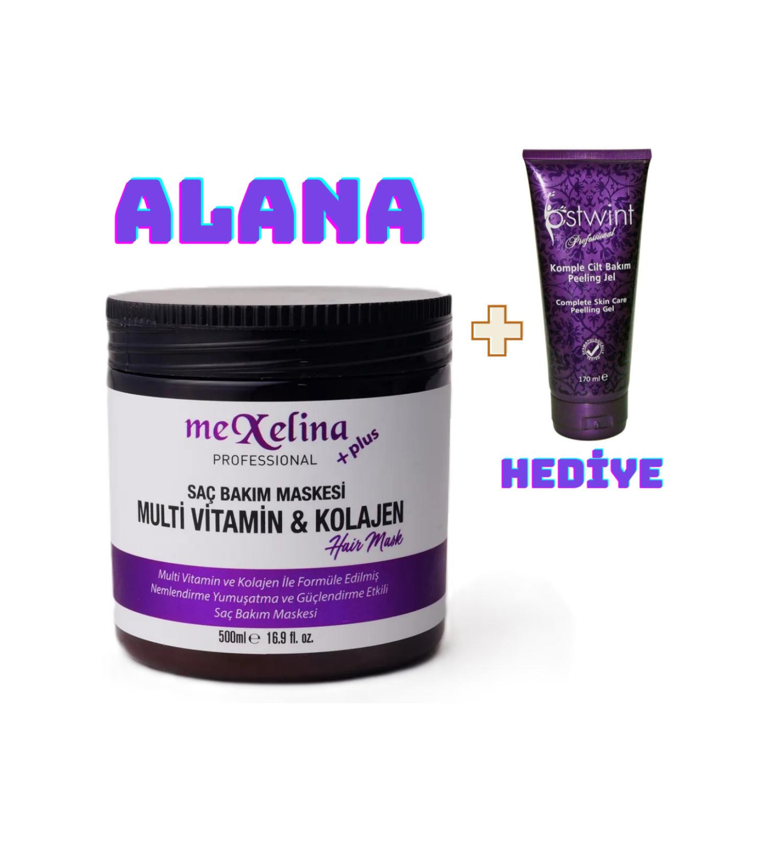 Mexelina Multivitamin-care mask body peeling gift