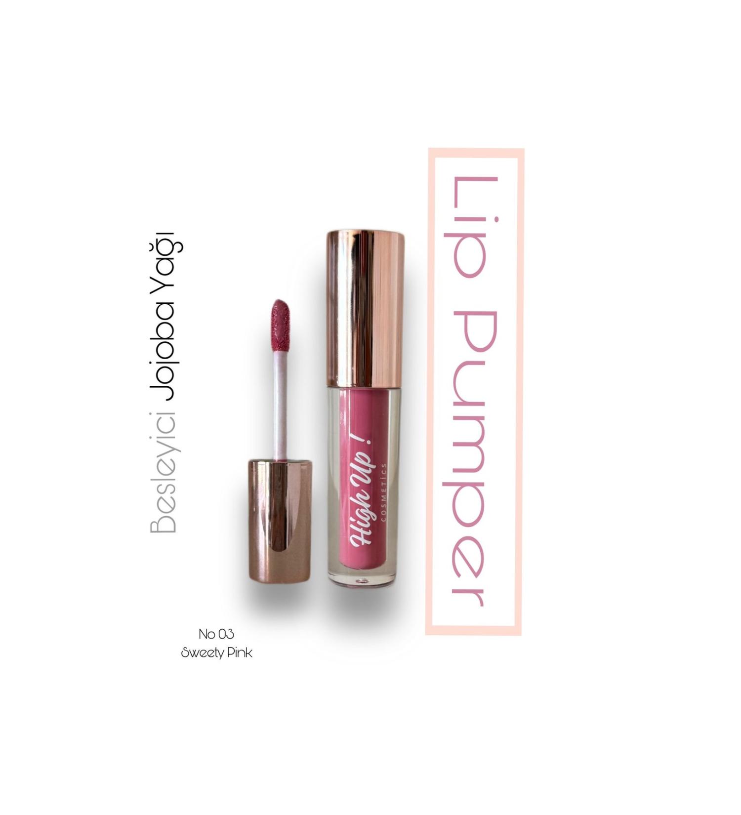 High Up Cosmetics Lip Gloss Plumper Lip Plumping Liquid Lipstick