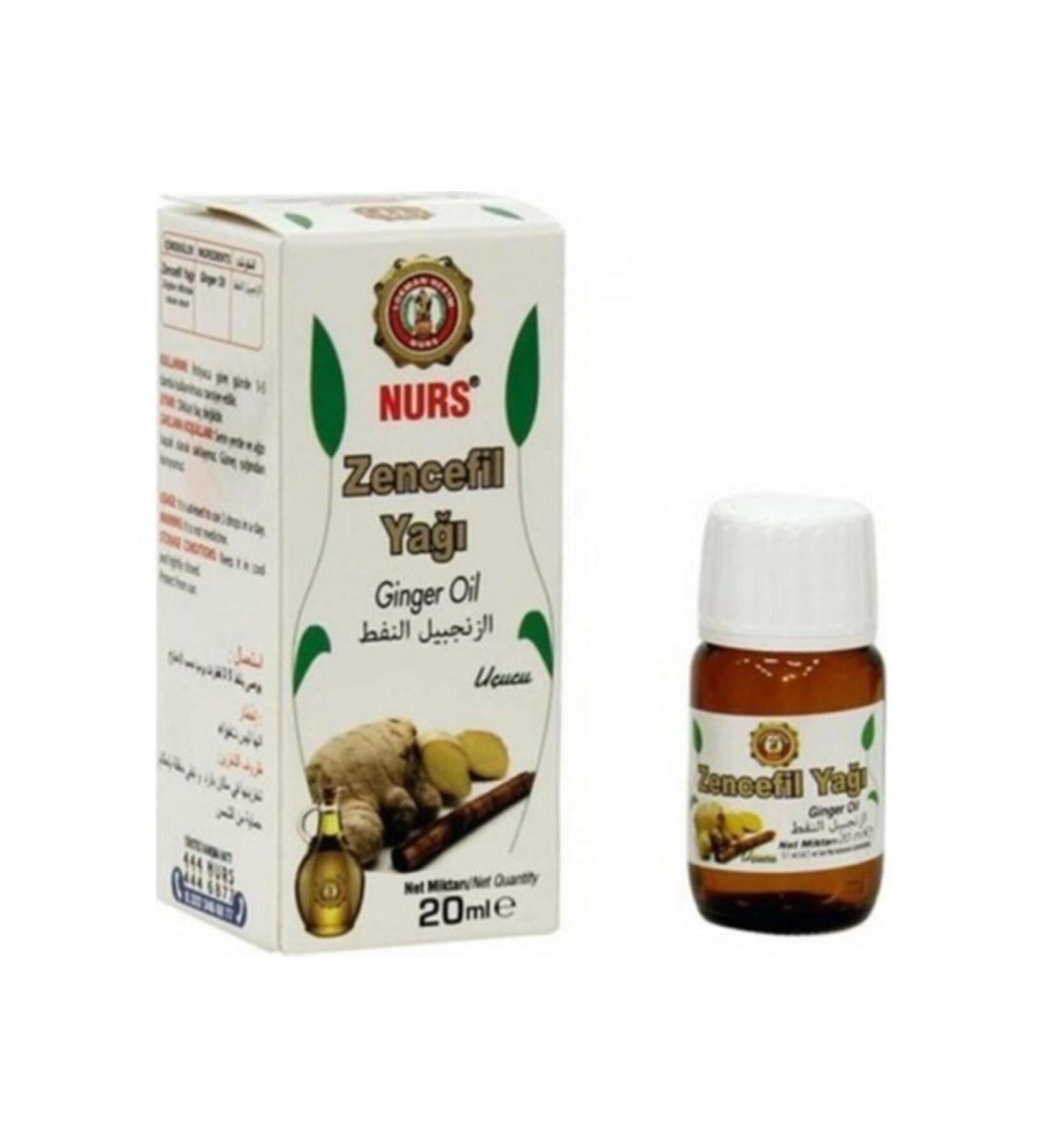 Lokman Ginger Oil 20ml. (Pure Cold Pressed)