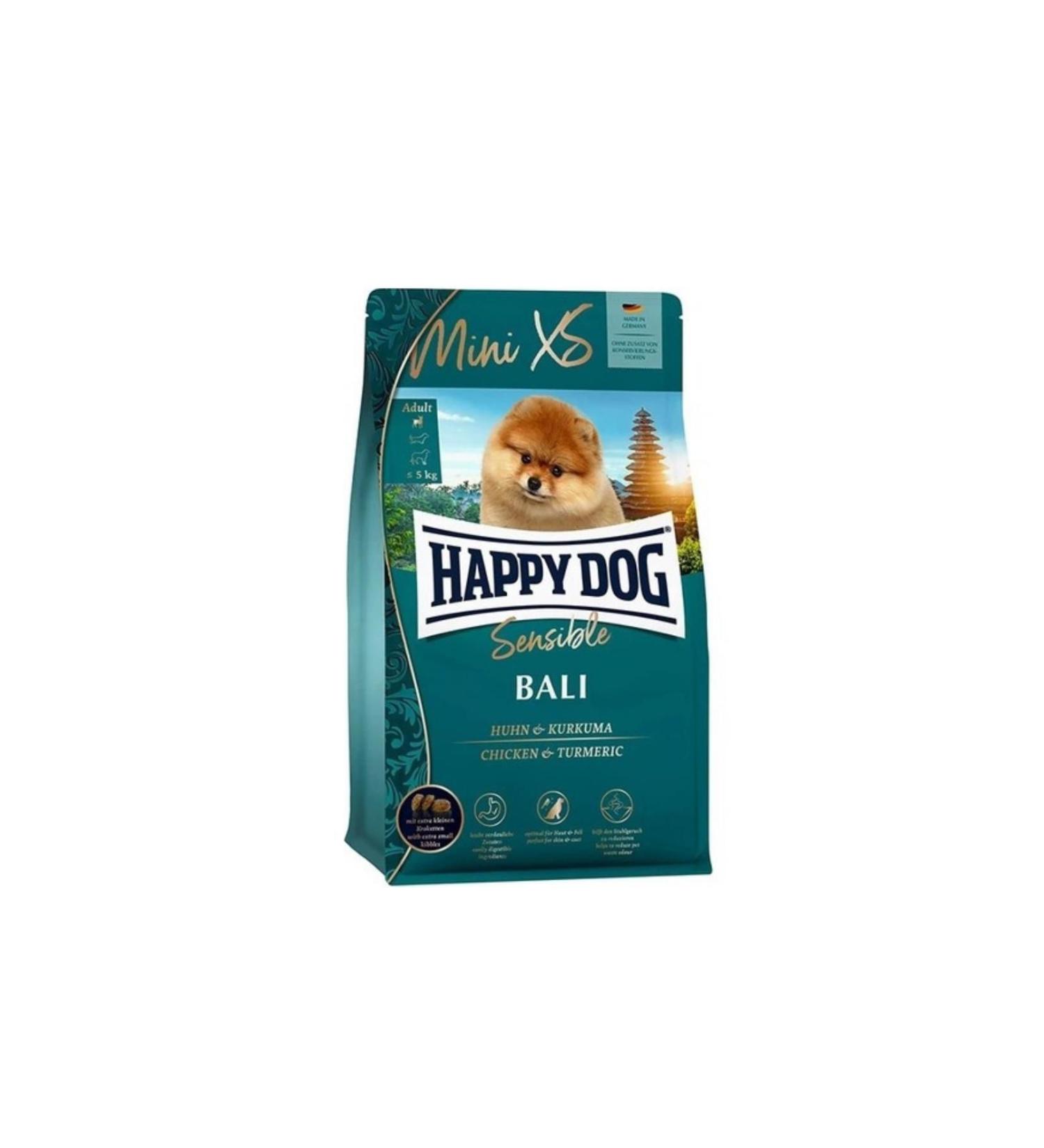 Happy Dog Sensible Bali Mini Xs Chicken and Turmeric Dog Food 1.3 Kg