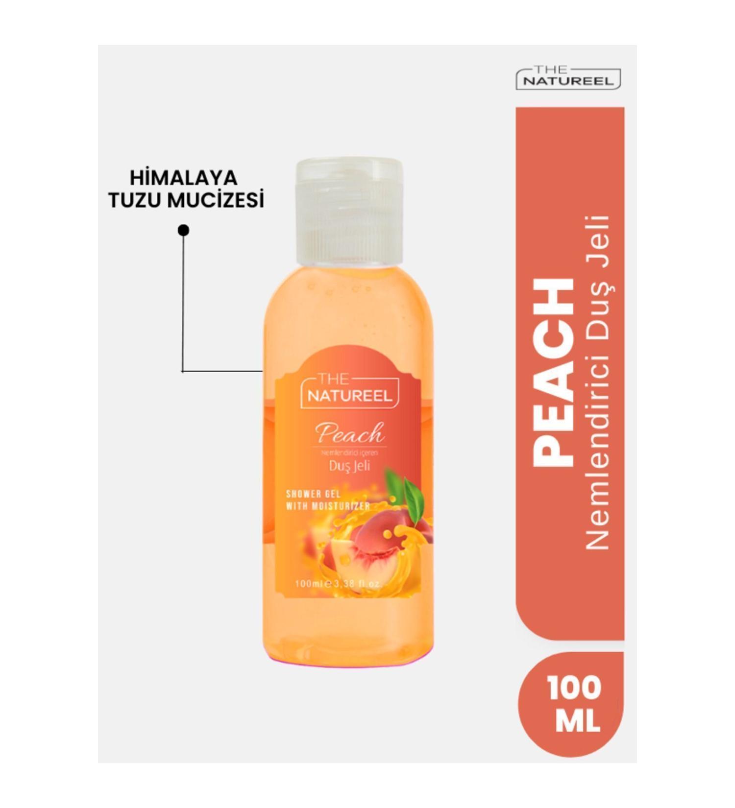 The Natureel Himalayan Salt Moisturizing Bath and Shower Gel Peach 100 ml VA054 - Buy Online on GoSupps.com