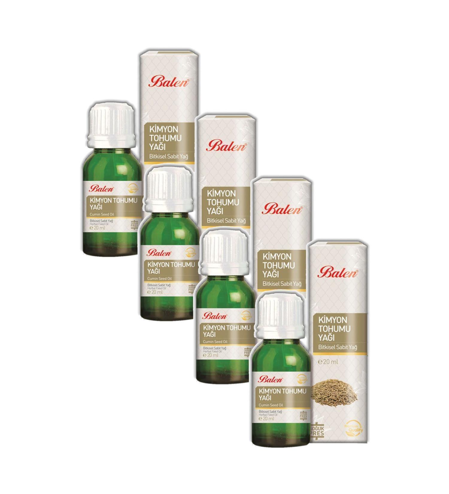 Balen Cumin Seed Oil Cold Pressed 20 ml 4 Pieces