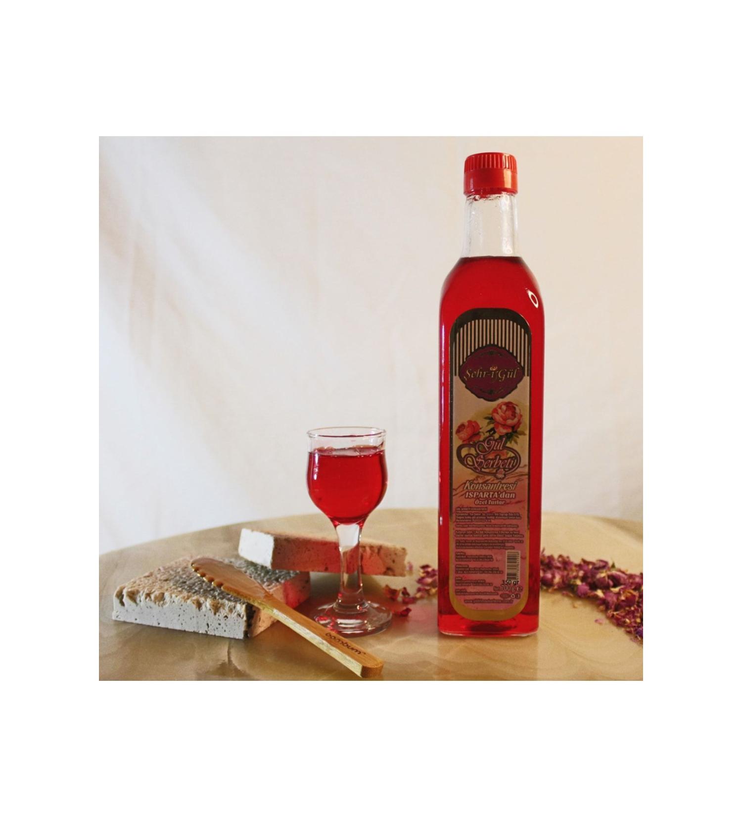 City Rose Rose Sherbet 350 gr Concentrate Glass Bottle