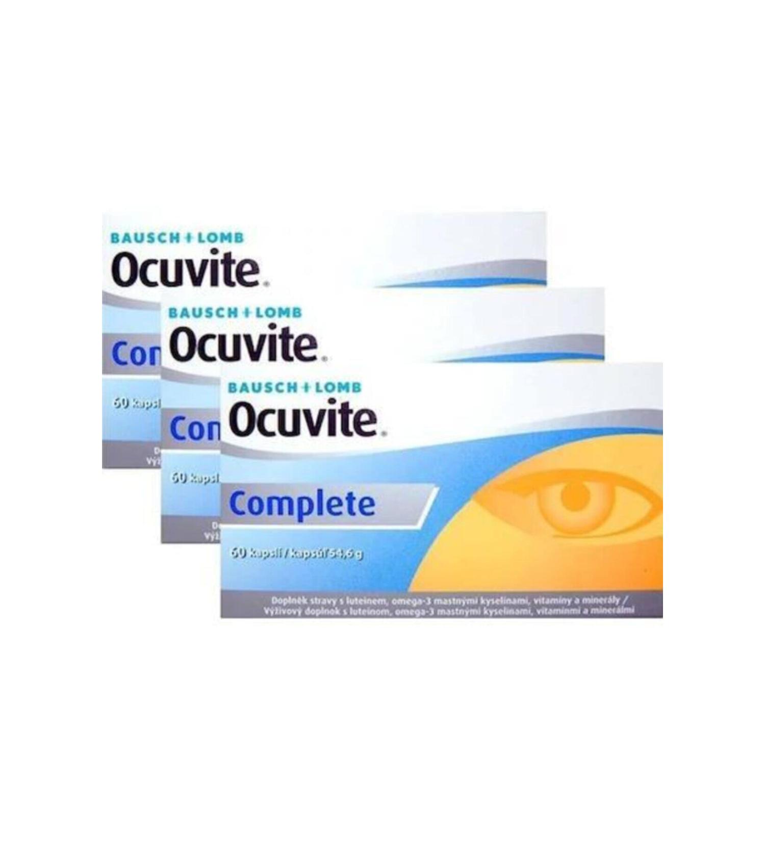 Ocuvite Complete 60 Capsules 3 Pieces