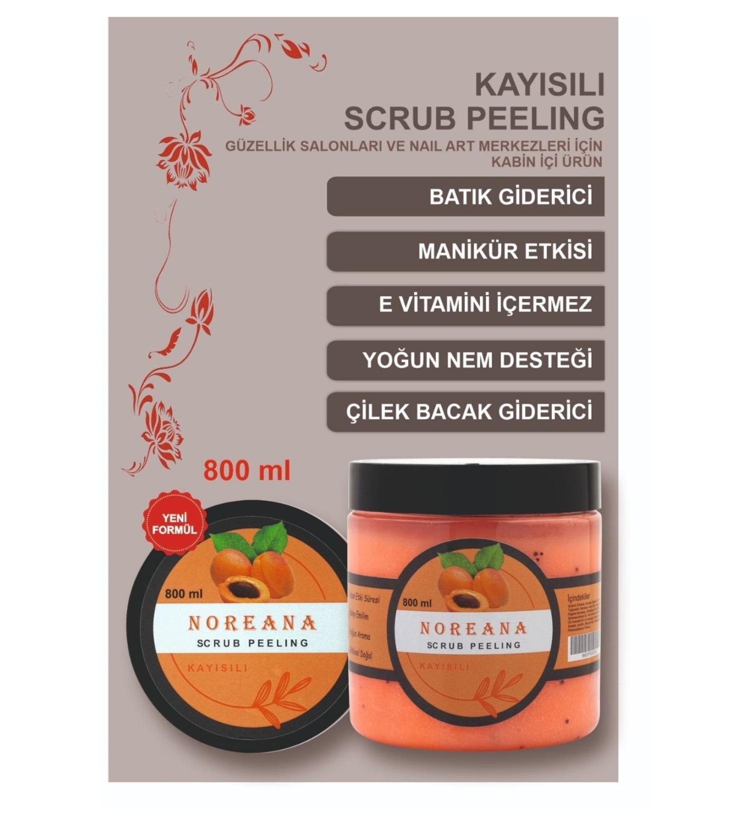 Noreana Apricot Scrub Peeling 800ml Ingrown Hair Remover & Intensive Moisture Support - Buy Online on GoSupps.com