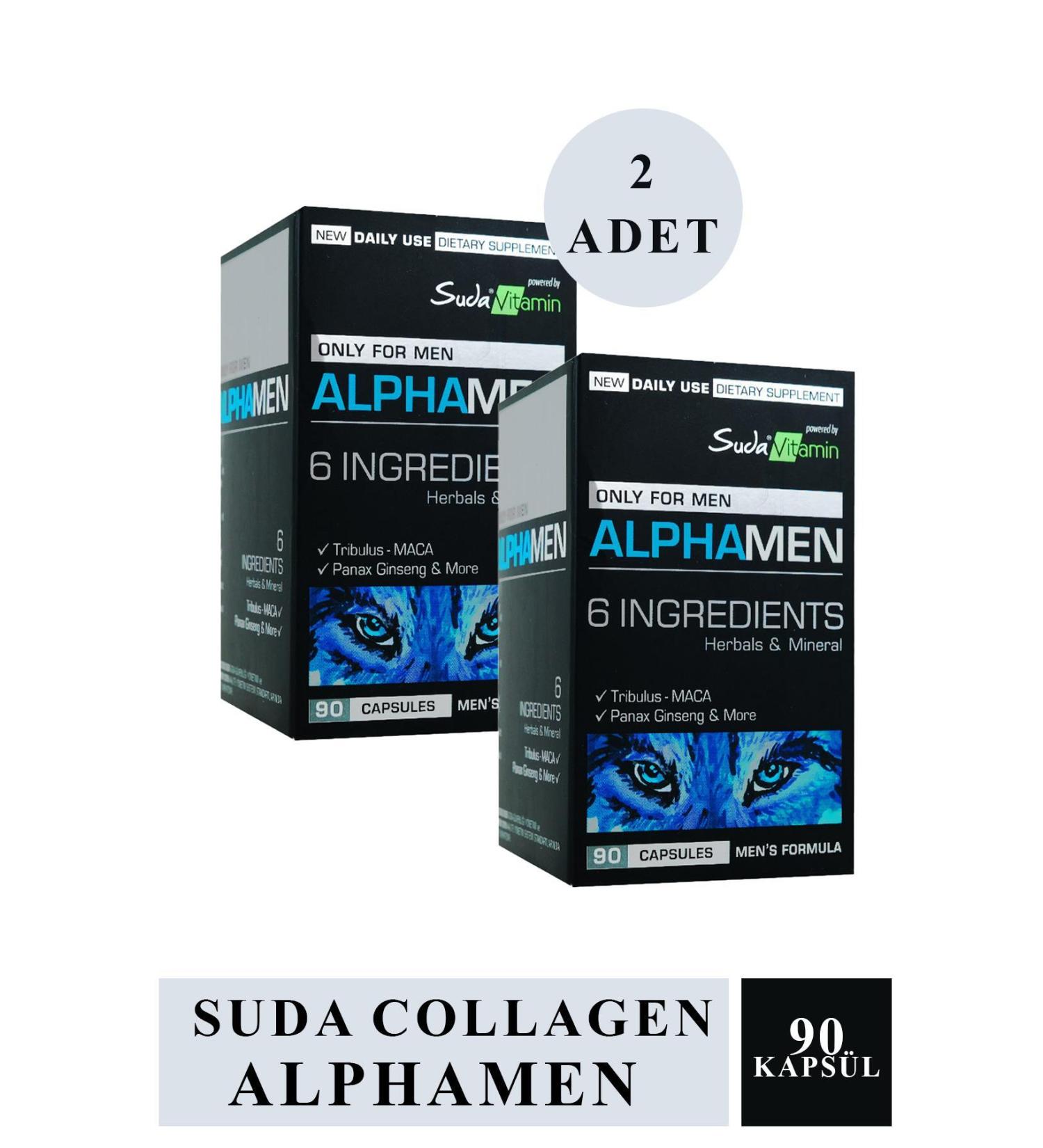 Collagen in Water Vitamin in Water Alphamen 90 Capsules 2 Pieces