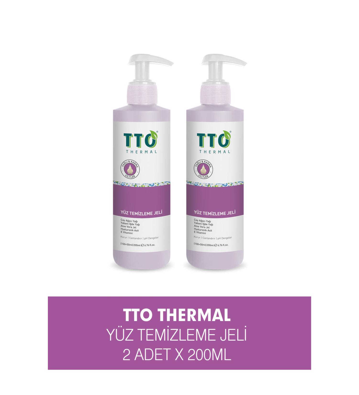 Tto Thermal Tto Facial Cleansing Gel 150 Ml 2 Pieces (Tea Tree Oil) - Buy Online on GoSupps.com